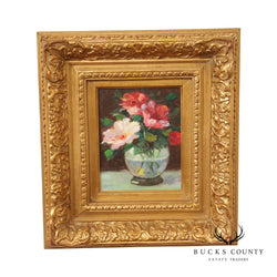 Contemporary Floral Still Life Oil Painting, Signed 'Franklin'