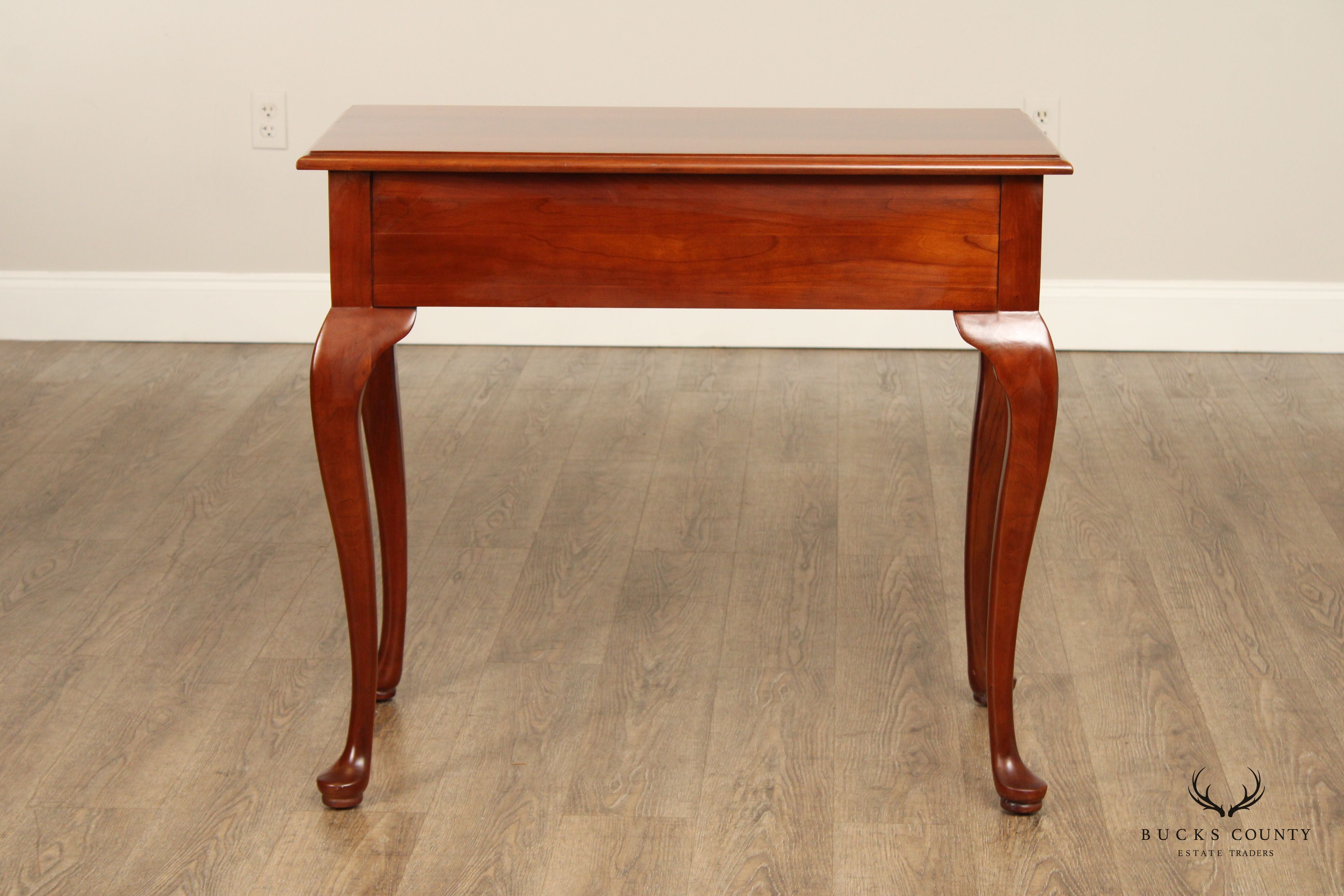 Monitor Furniture Queen Anne Style Cherry One Drawer Side Table