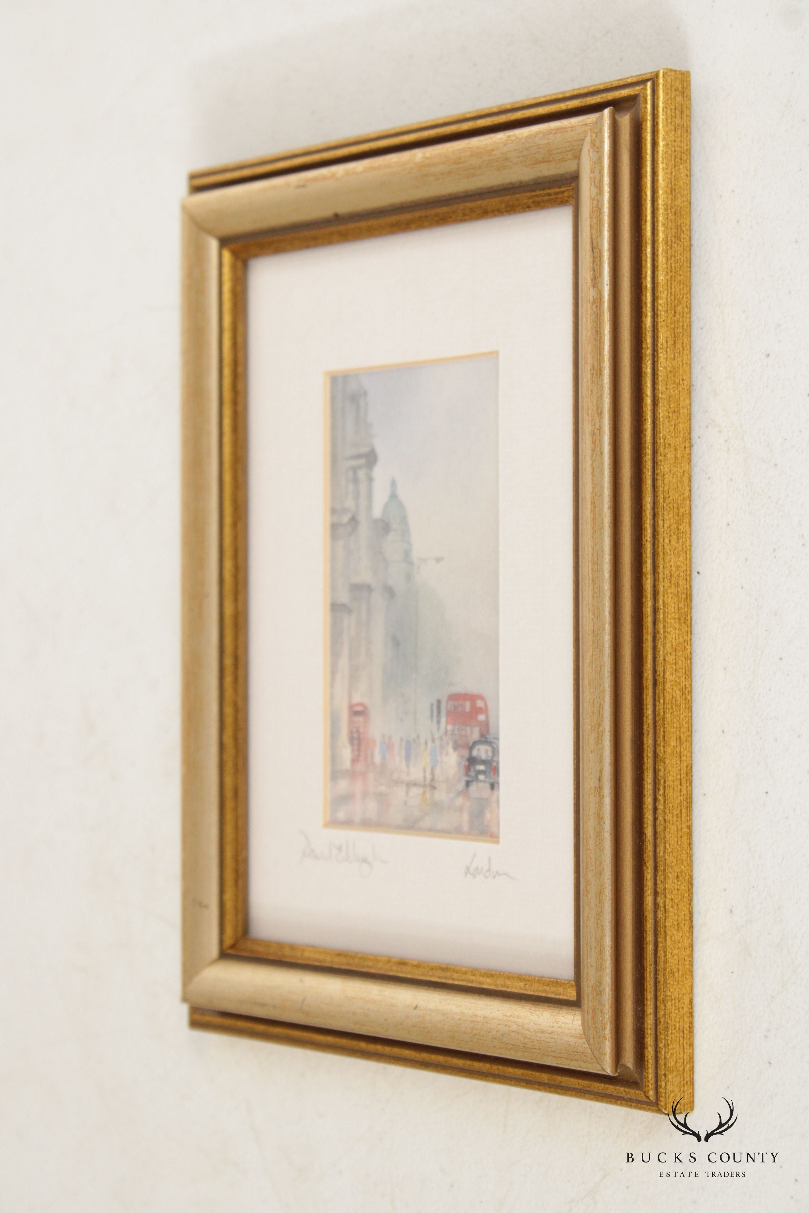 David Eddington London Street Scene Framed Print