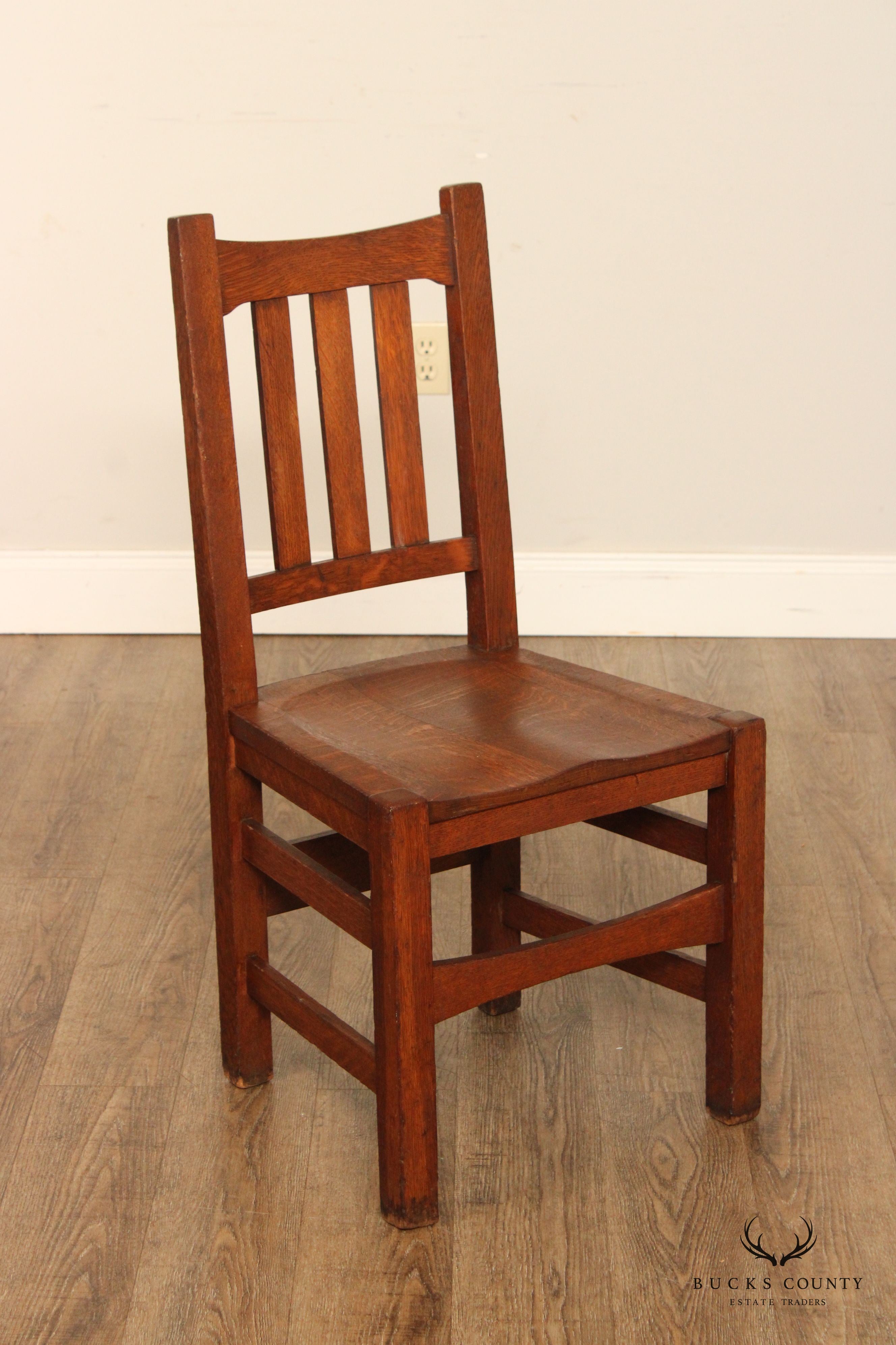 Stickley Brothers Quaint Furniture Mission Oak Side Chair