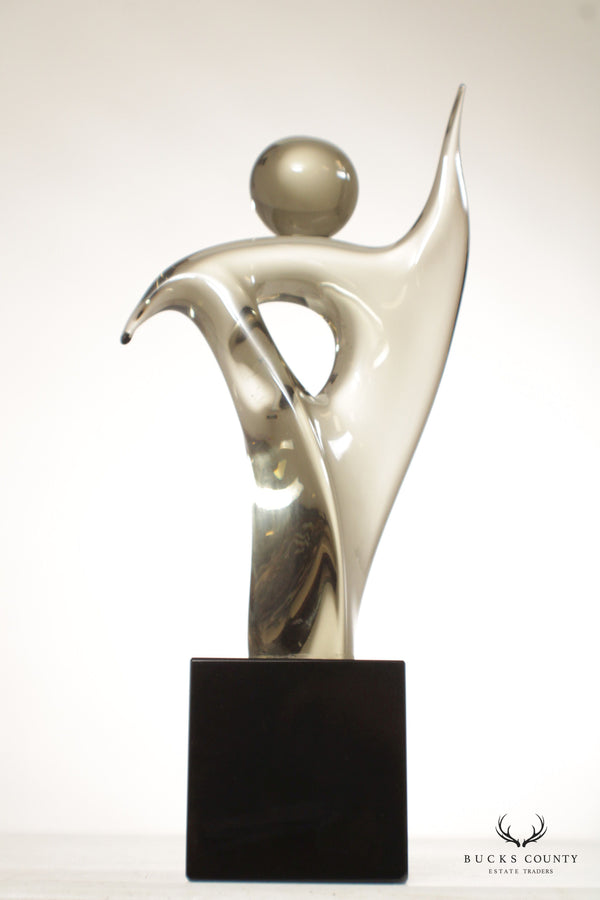 Alfredo Rossi Italian Mid Century Modern Figural Glass Sculpture