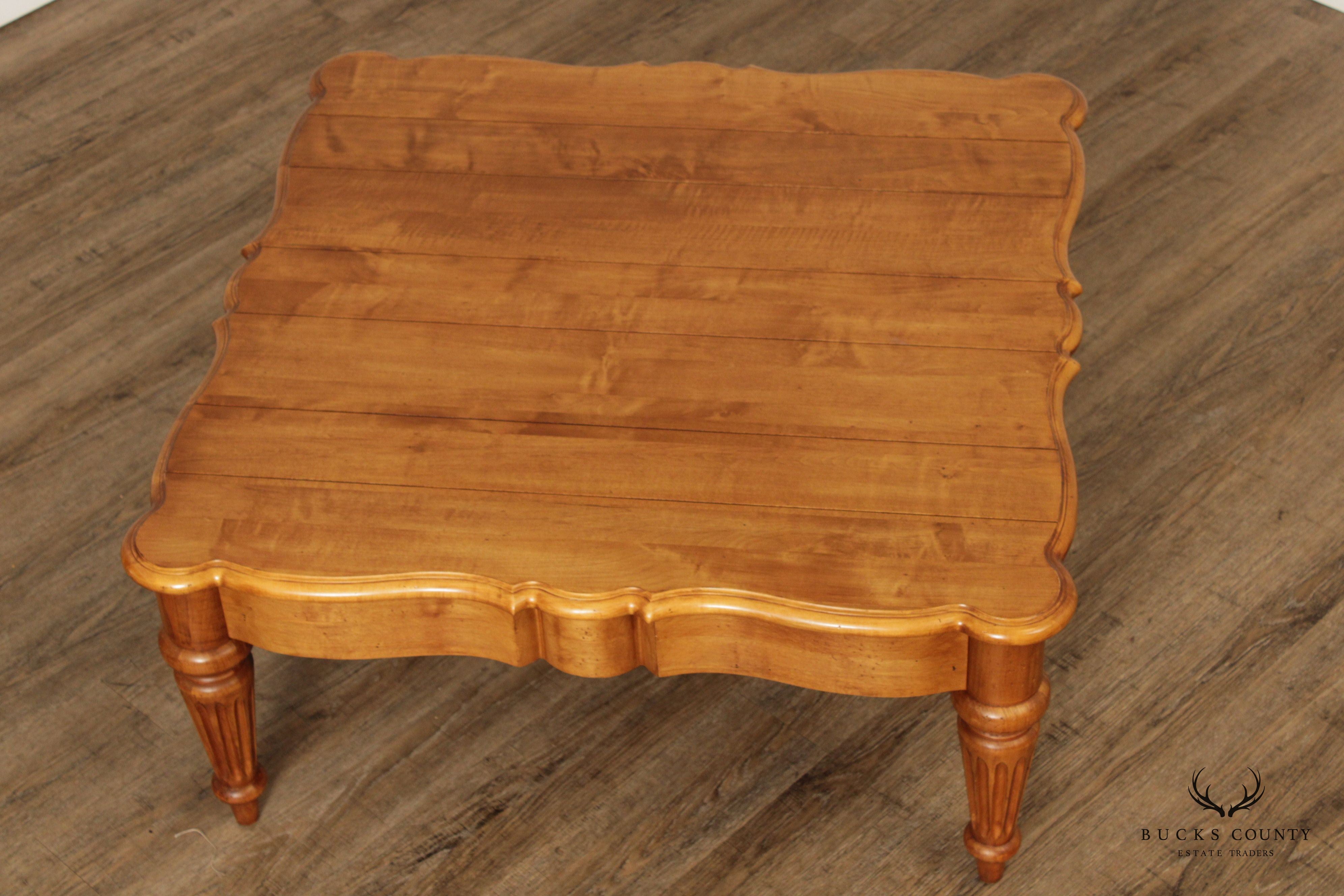 Ethan Allen 'Legacy' Square Top Maple Coffee Table