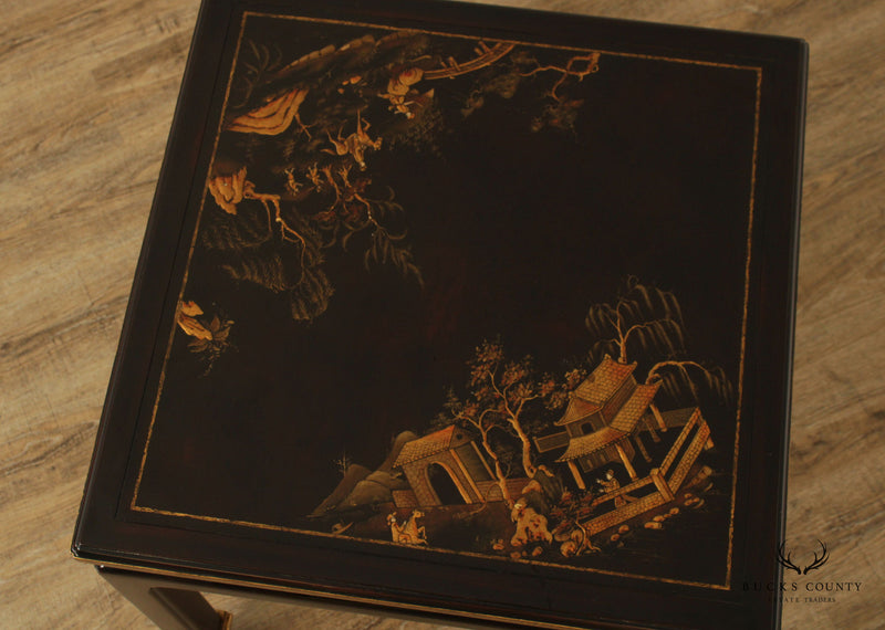 Theodore Alexander Althorp Living History Chinoiserie Lacquered Accent Table