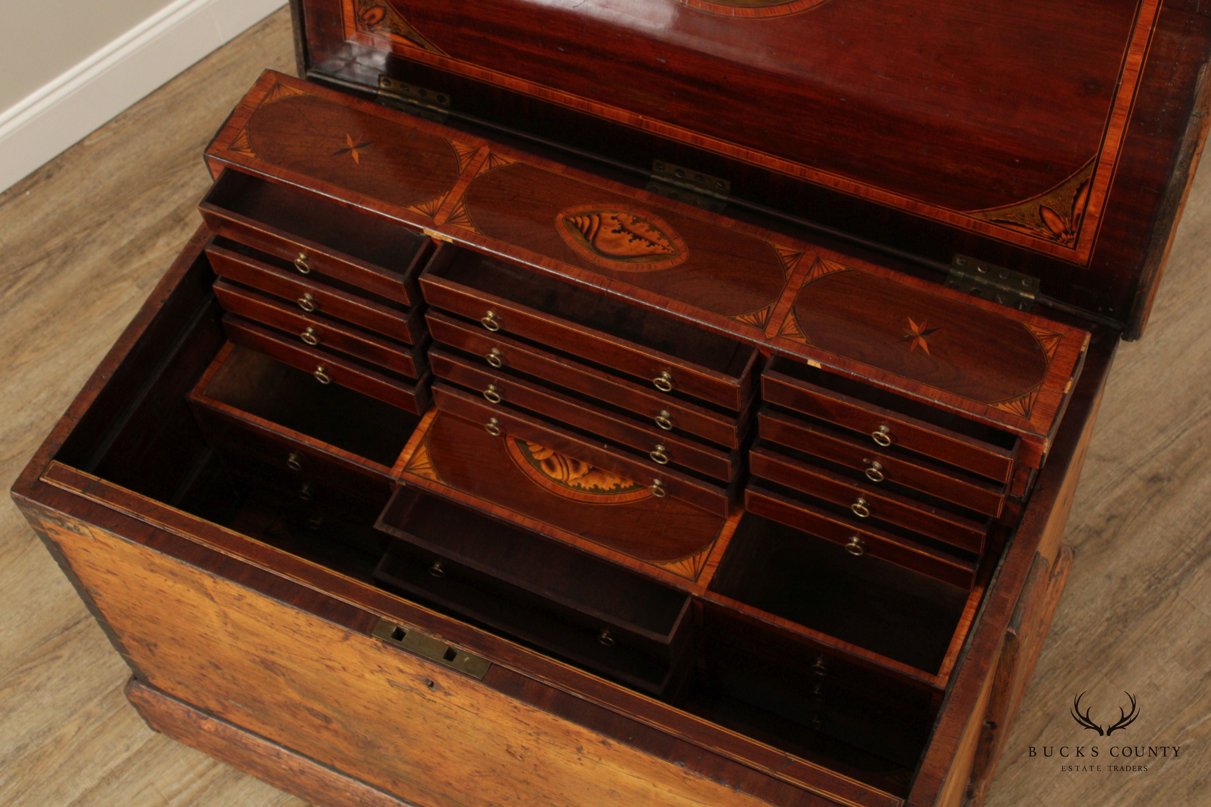 Antique English Carpenter's or Cabinetmaker's Tool Chest