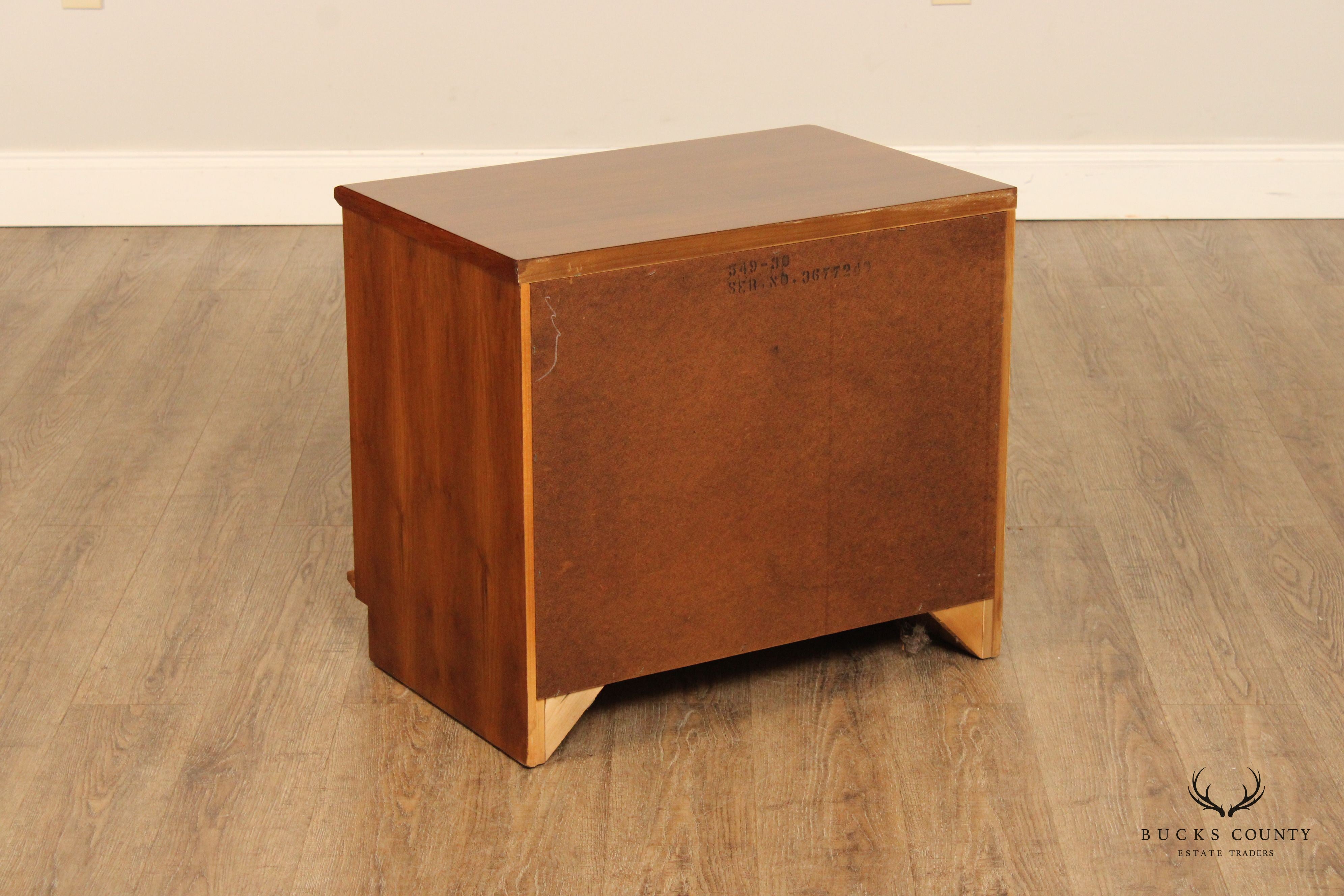 Lane Mid Century Modern Walnut Nightstand