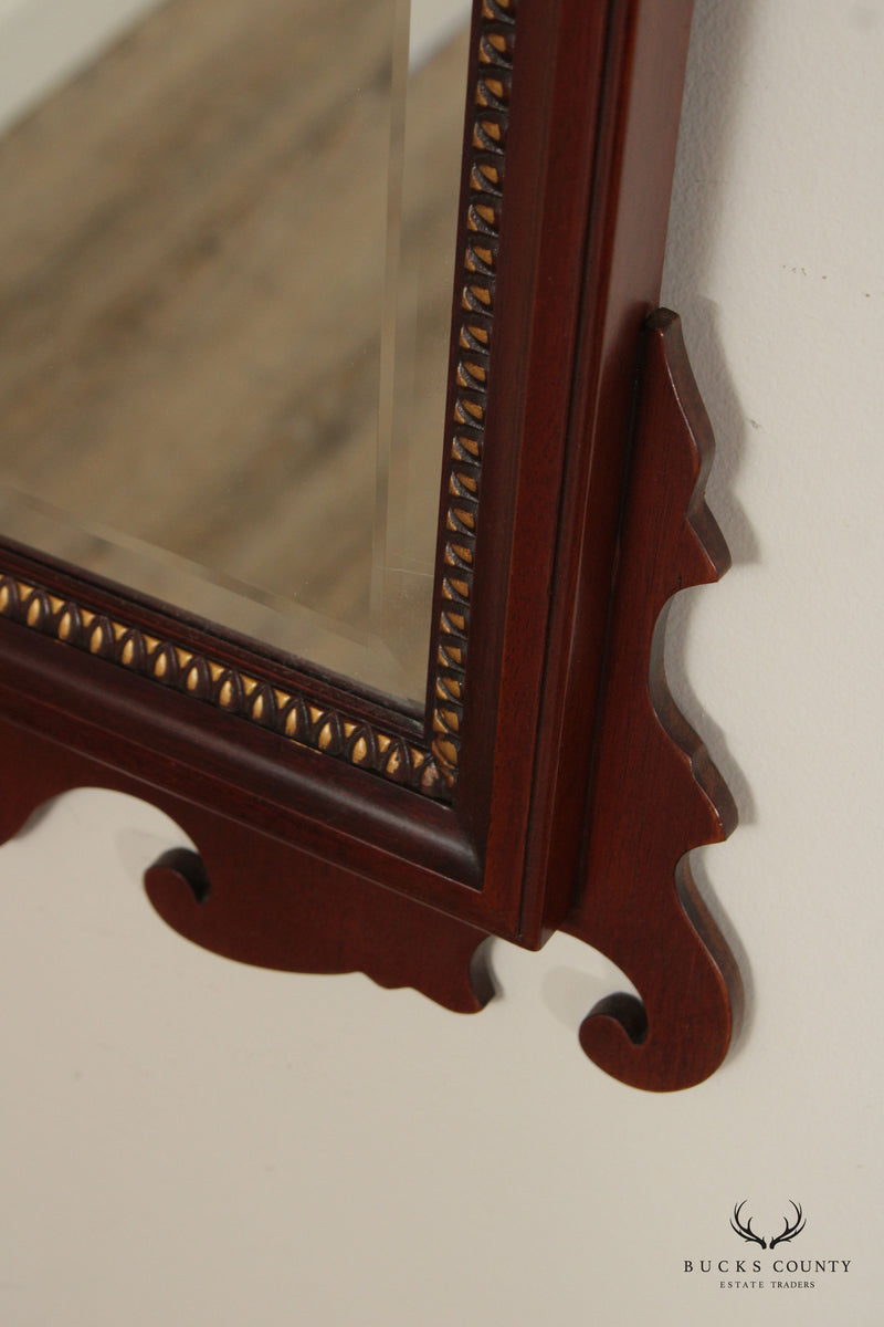 Chippendale Style Carved Mahogany Wall Mirror