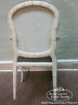 Pair of Faux Naturalistic White Washed Arm Chairs