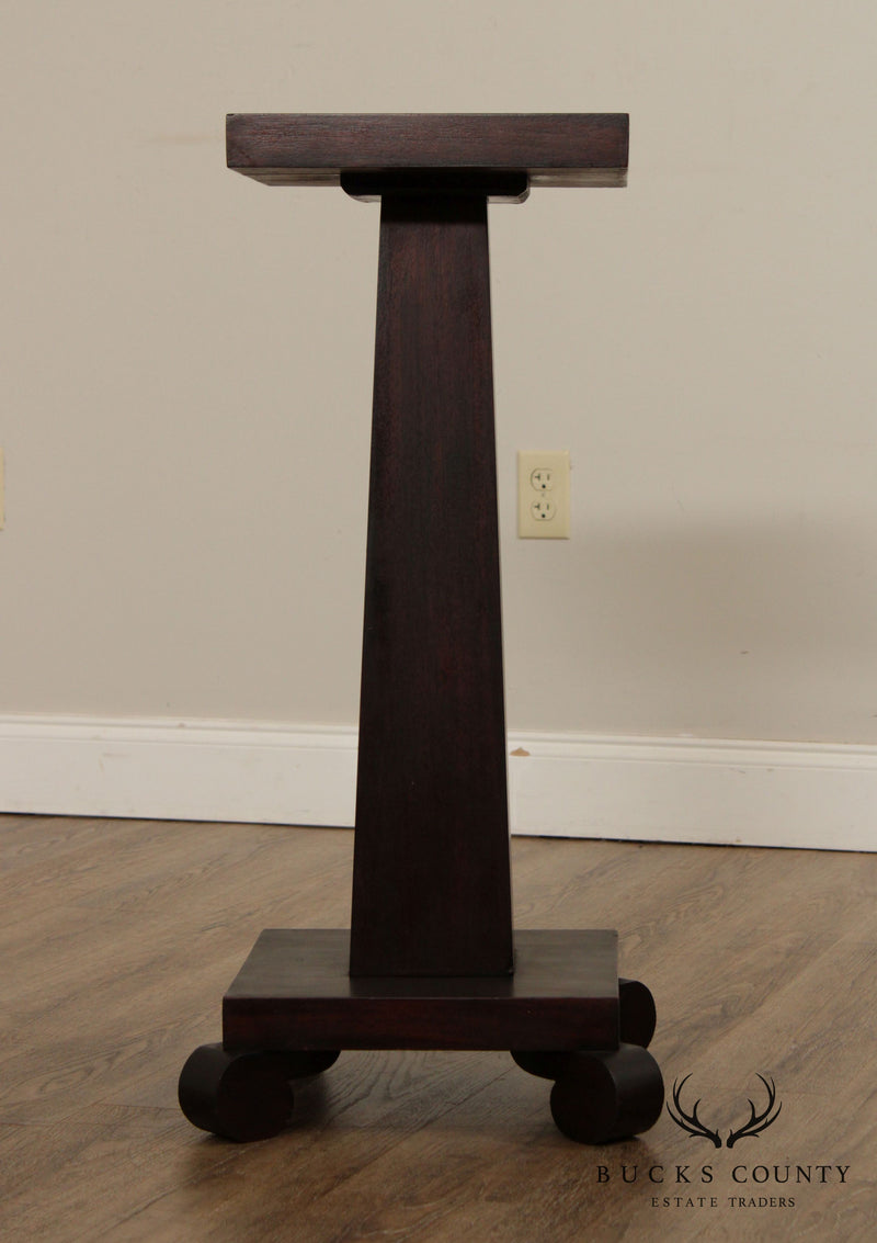 Antique American Empire Style Mahogany Pedestal