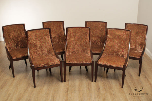 Lexington Transitional Empire Style Set of Seven Dining Chairs