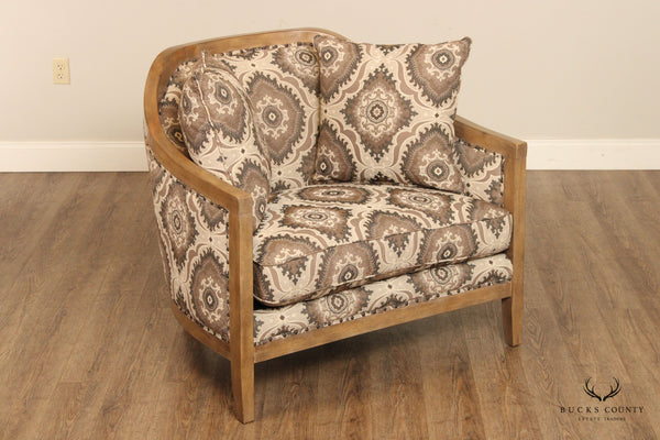 Magnussen Transitional Custom Upholstered Club Chair