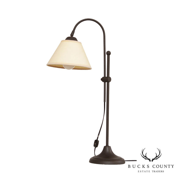 Rustic Style Bronzed Table Lamp with Shade