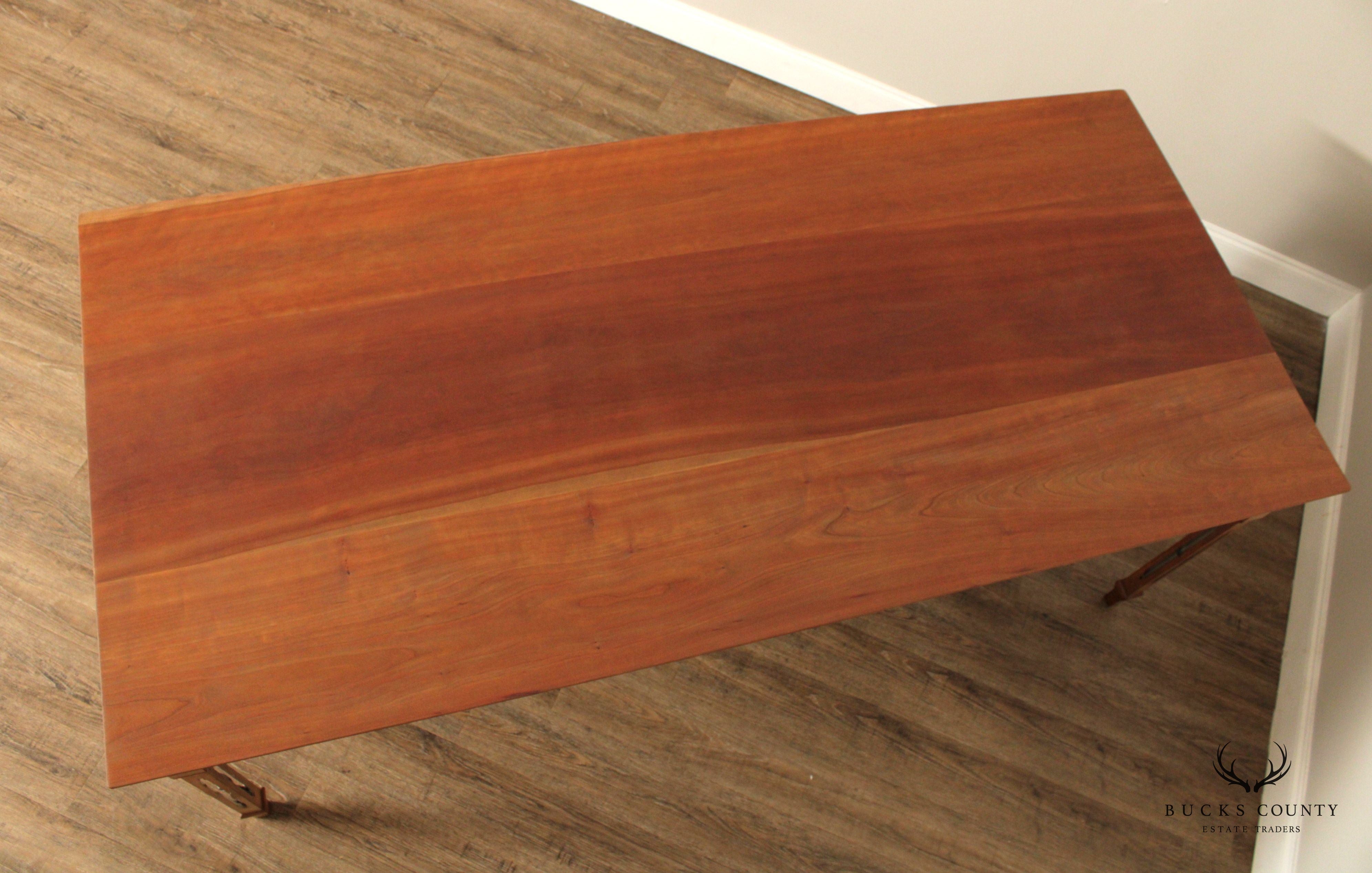 Peter Kramer Bench Made Cherry Dining Table