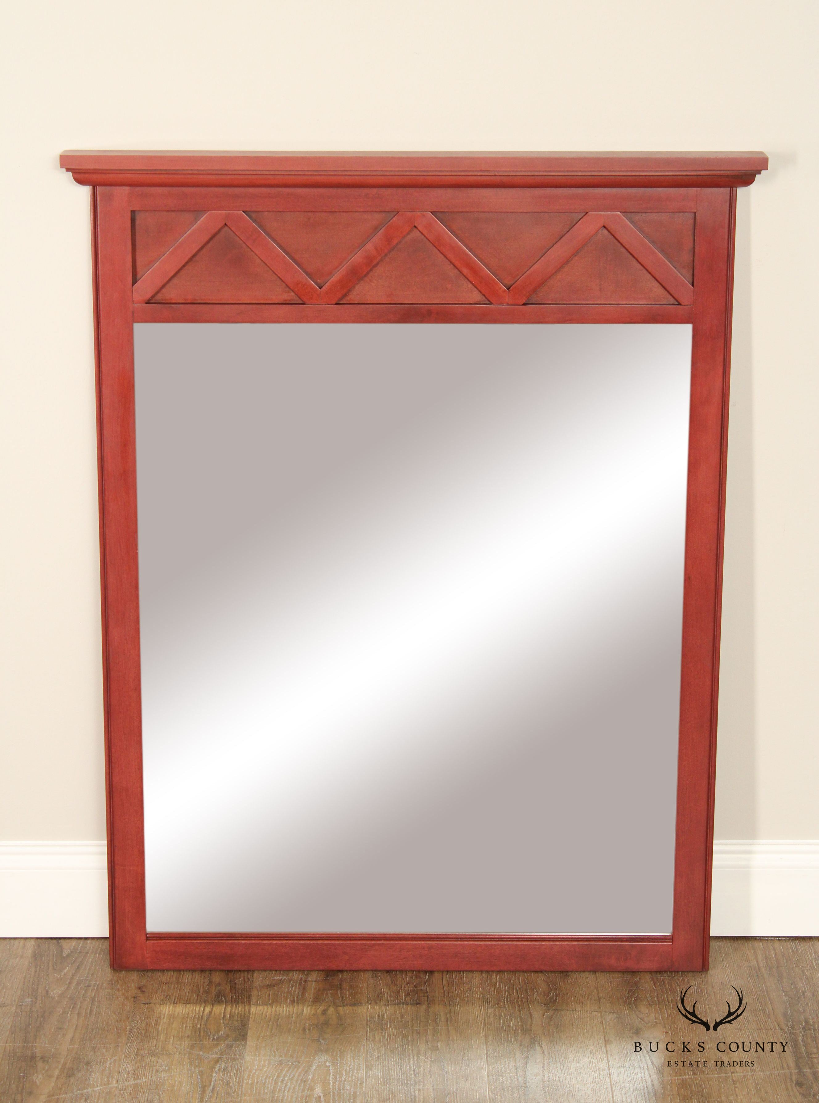 Ethan Allen 'Country Colors' Painted Wall Mirror