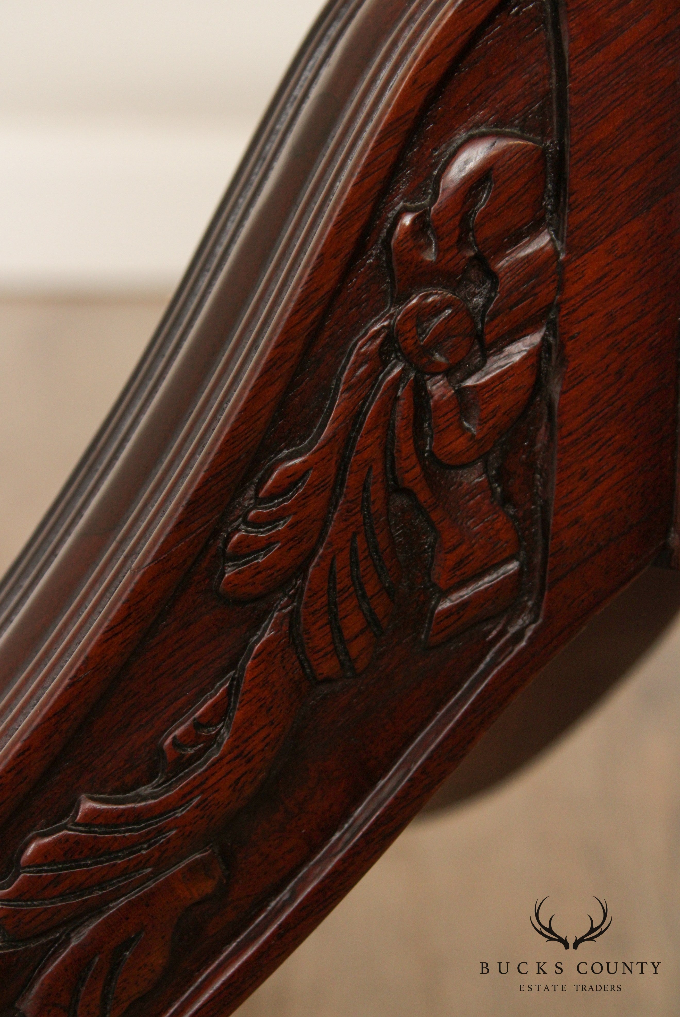 Georgian Style Banded Mahogany Octagonal Table Base