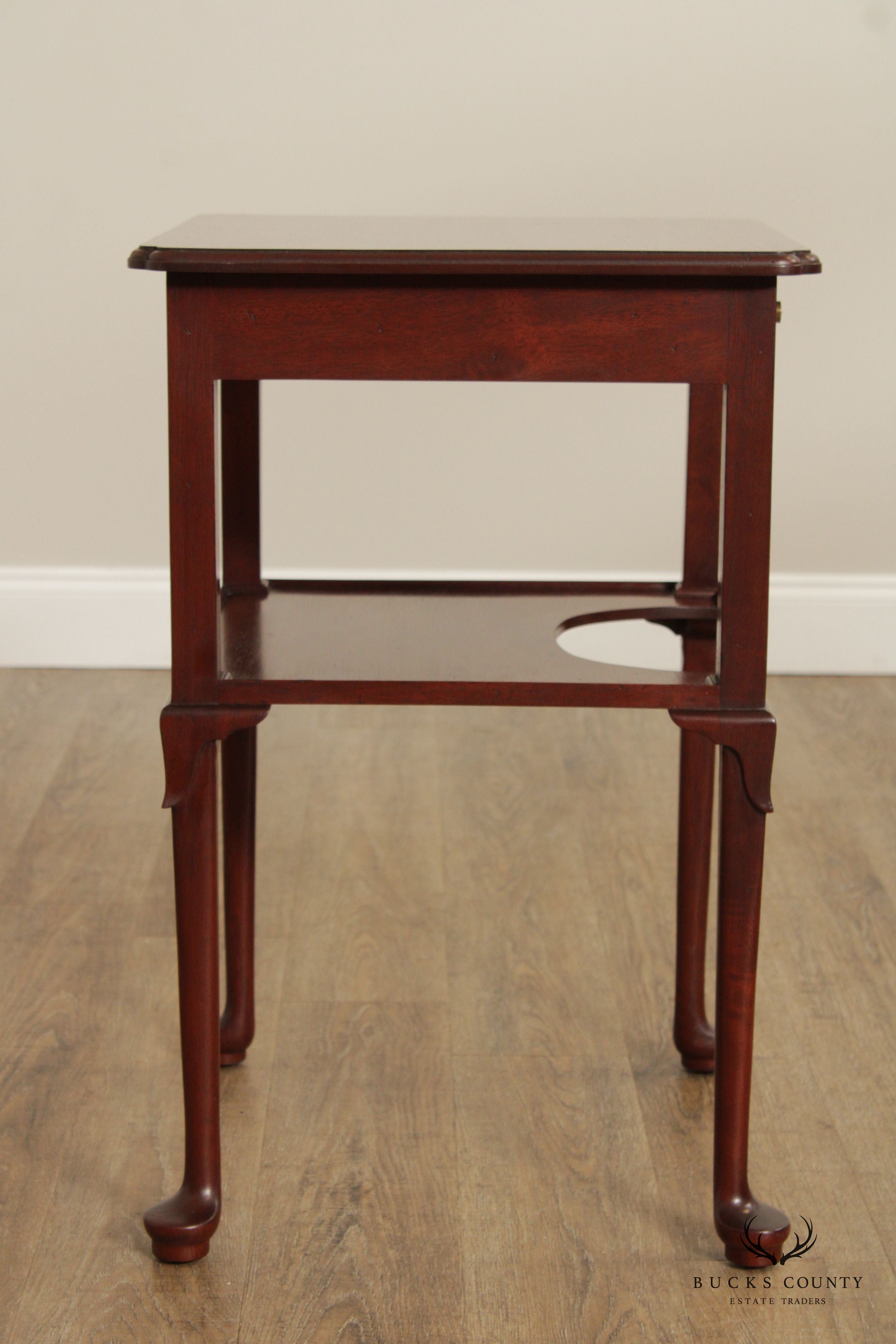 Southampton Queen Anne Style Mahogany Side Table