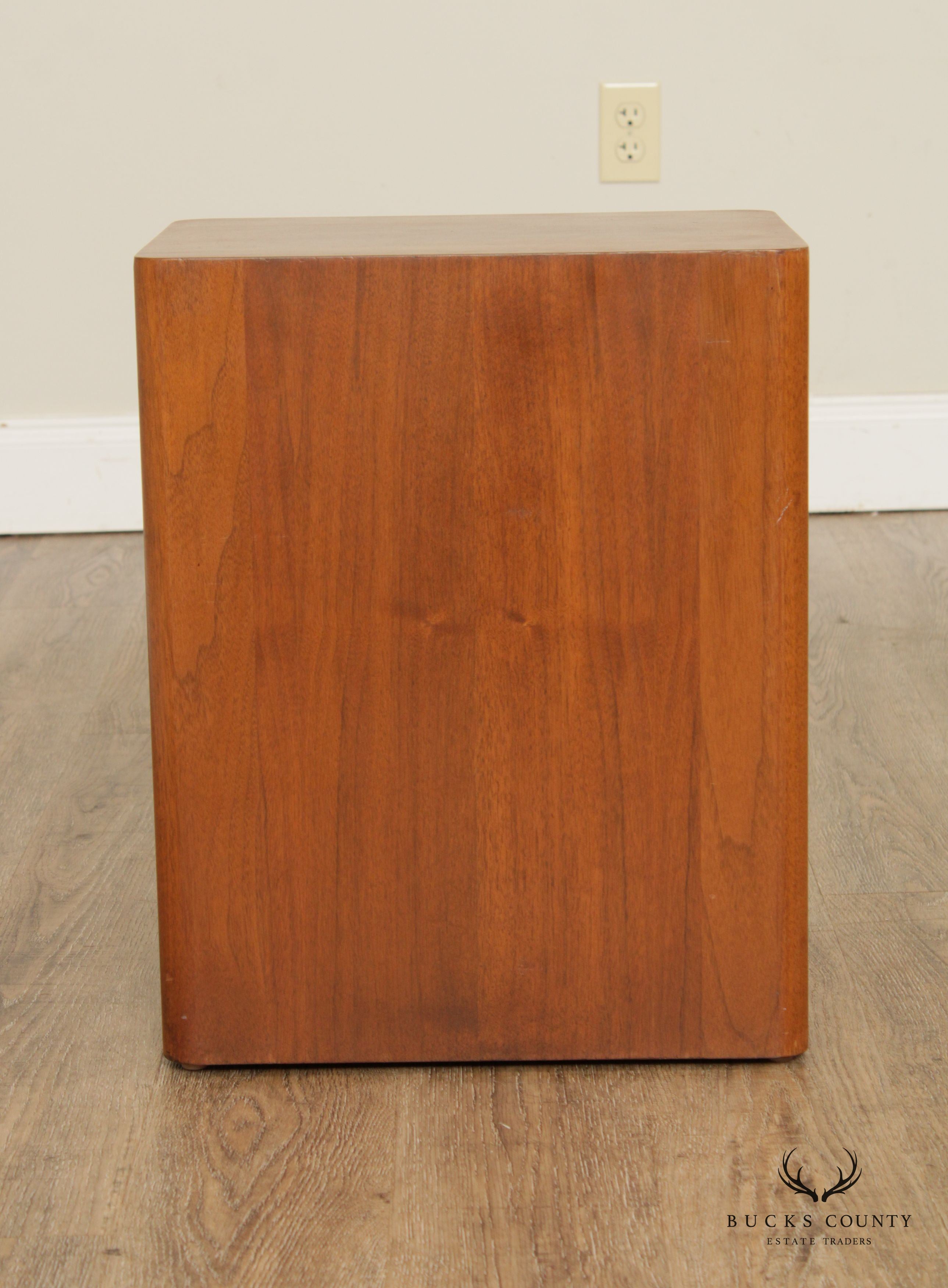 Mid Century Danish Modern Style Walnut End Table