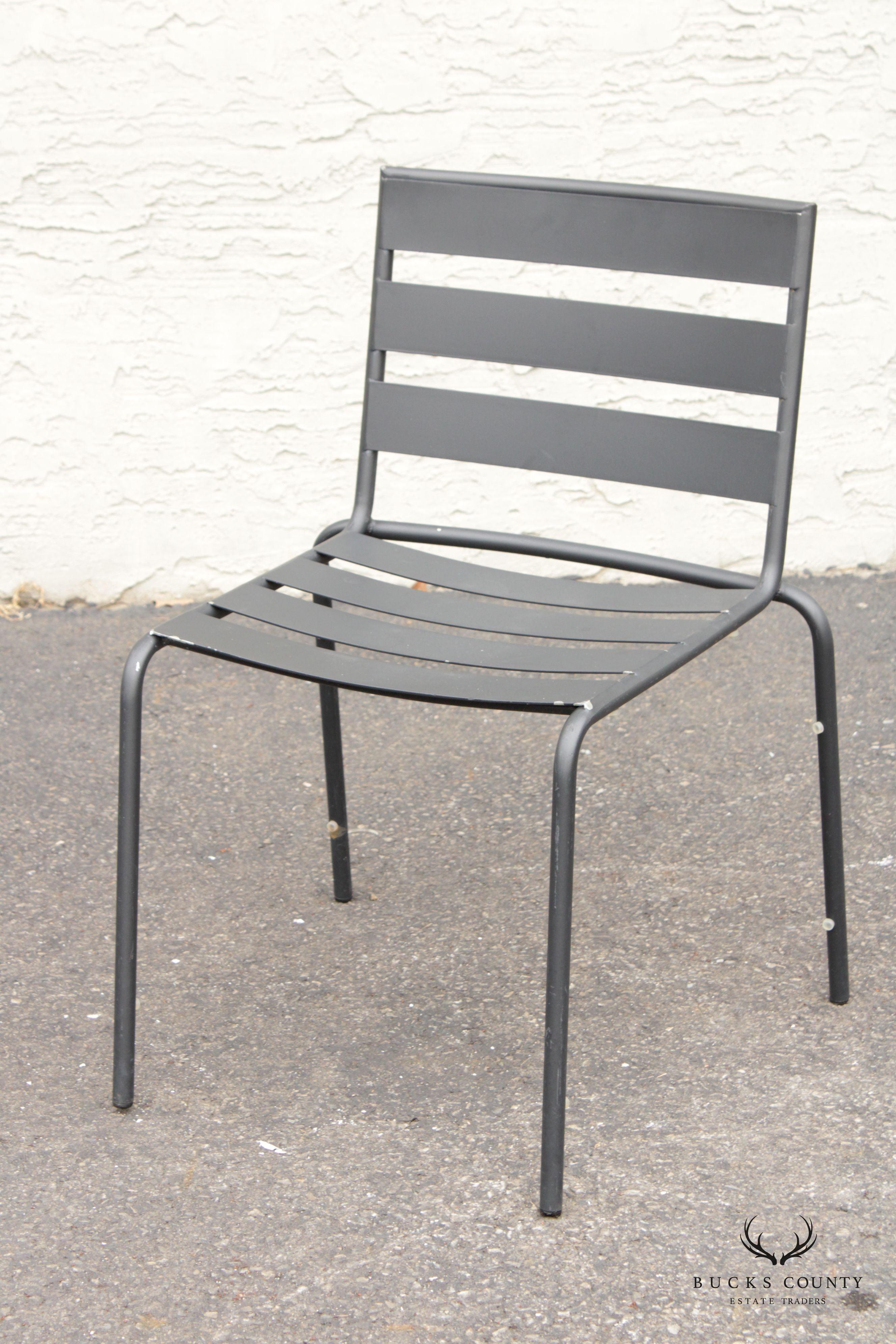 Woodard 'Metro' Wrought Iron Outdoor Dining Set