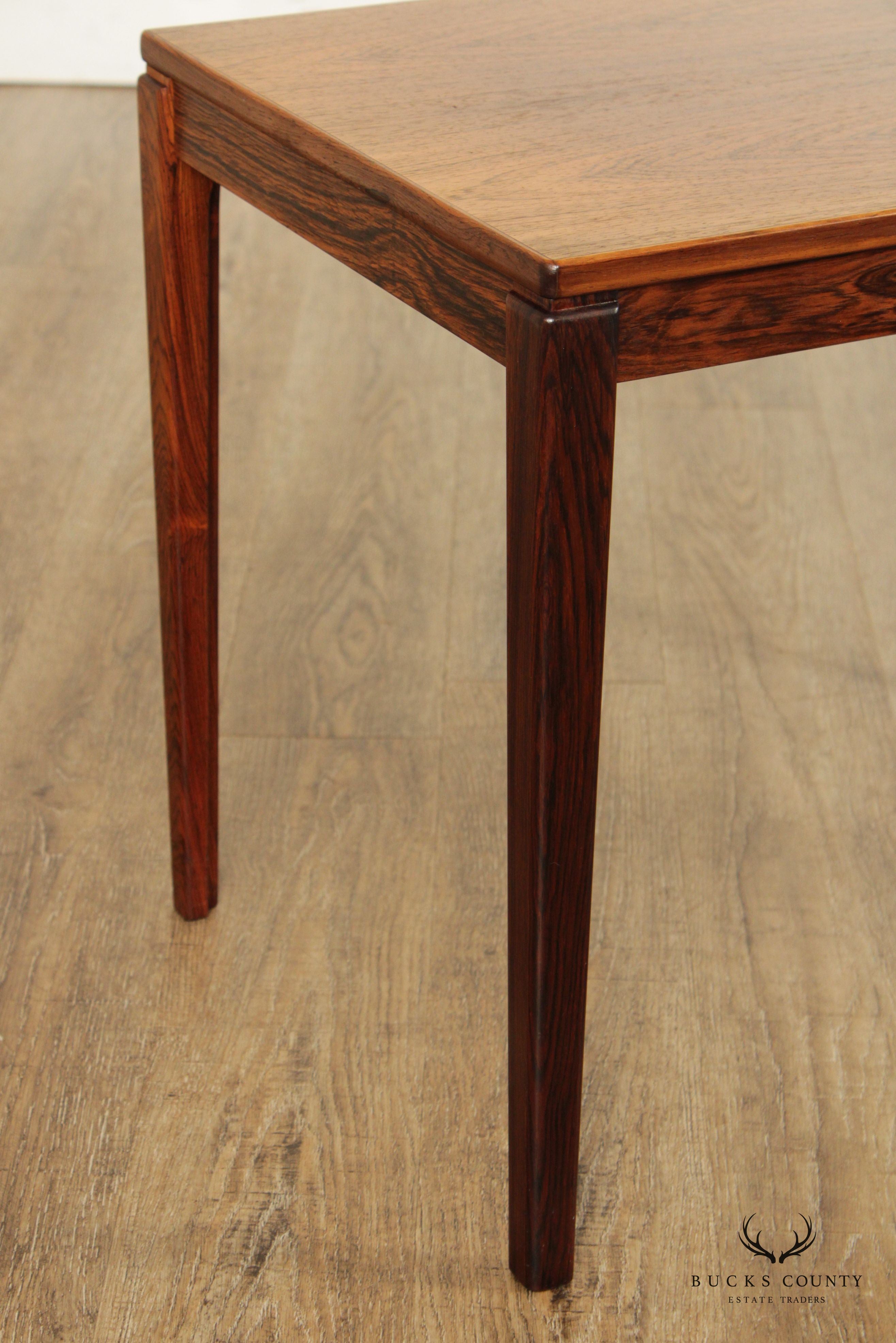 Ulferts Møbler Mid Century Modern Swedish Rosewood Accent Table