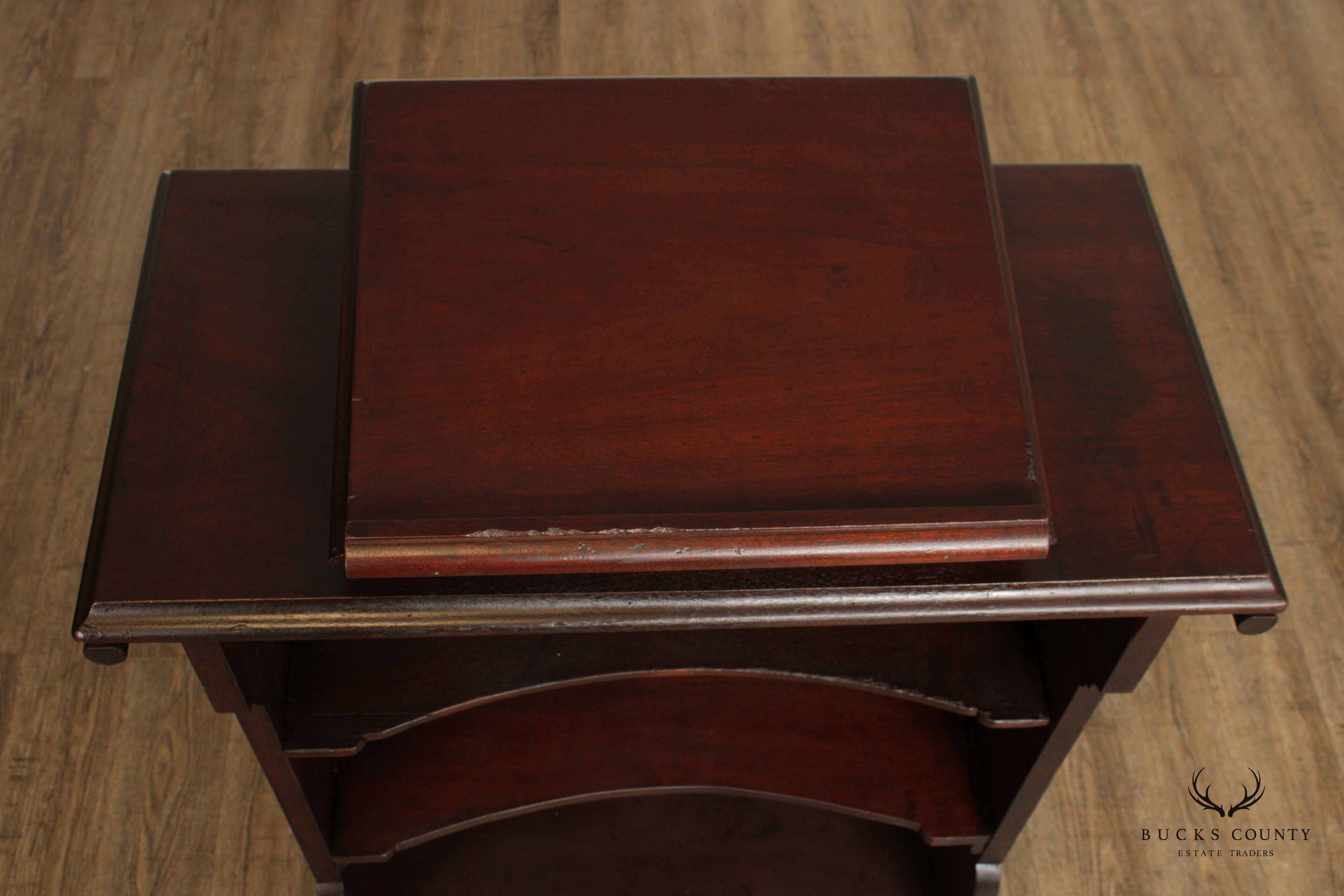 Gothic Revival Carved Walnut Podium