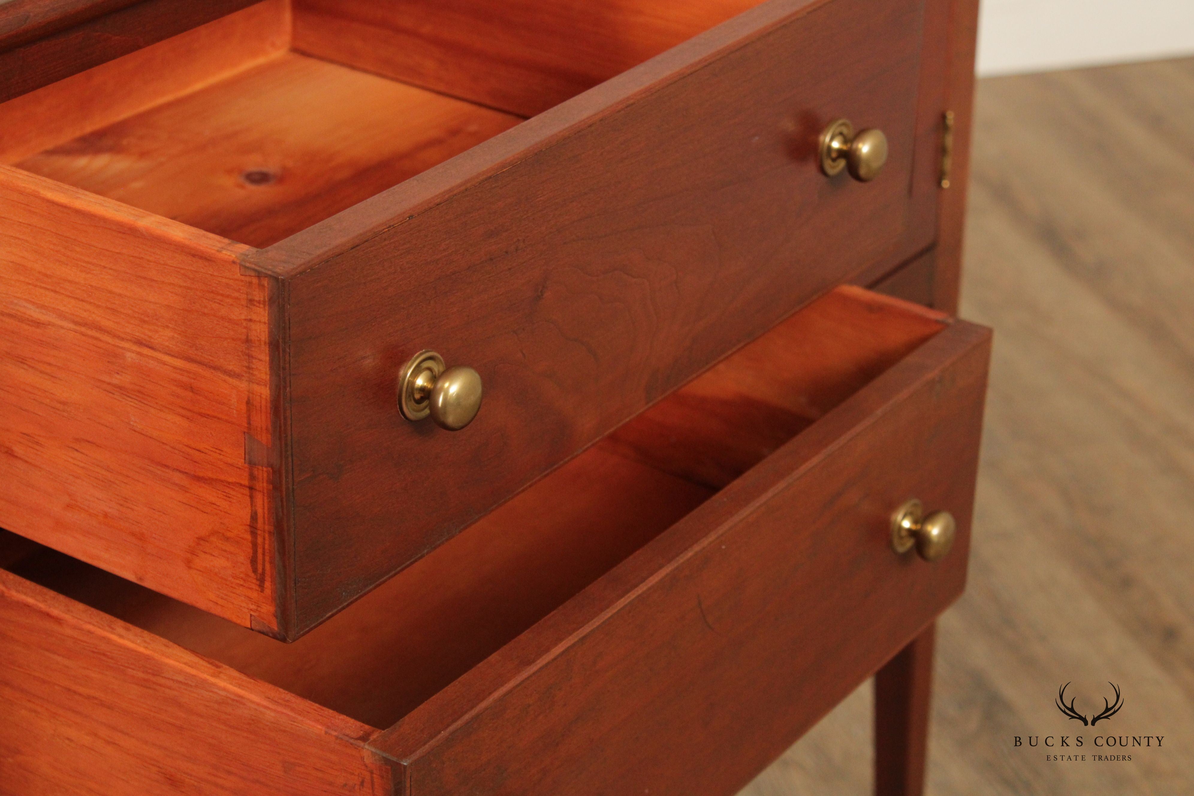 Early American Style Custom Quality Cherry Sideboard Server