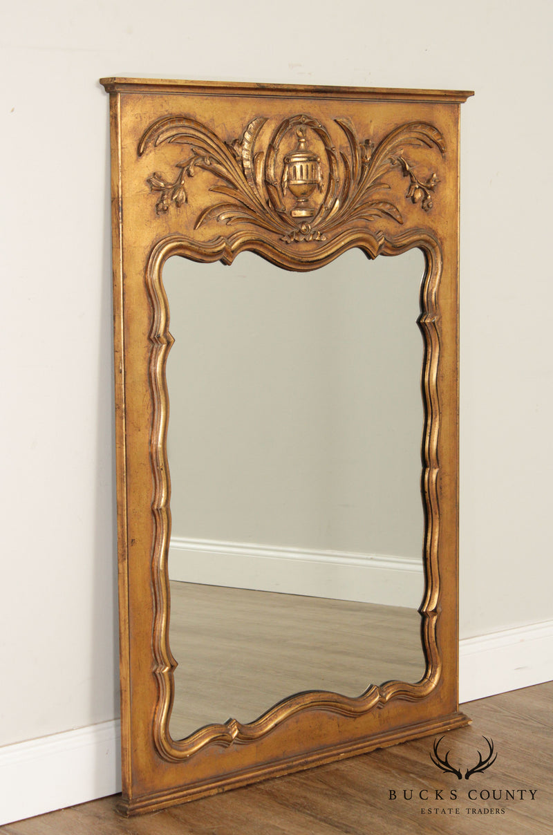 Ruder New York French Louis XV Style Vintage Gilt Wall Mirror
