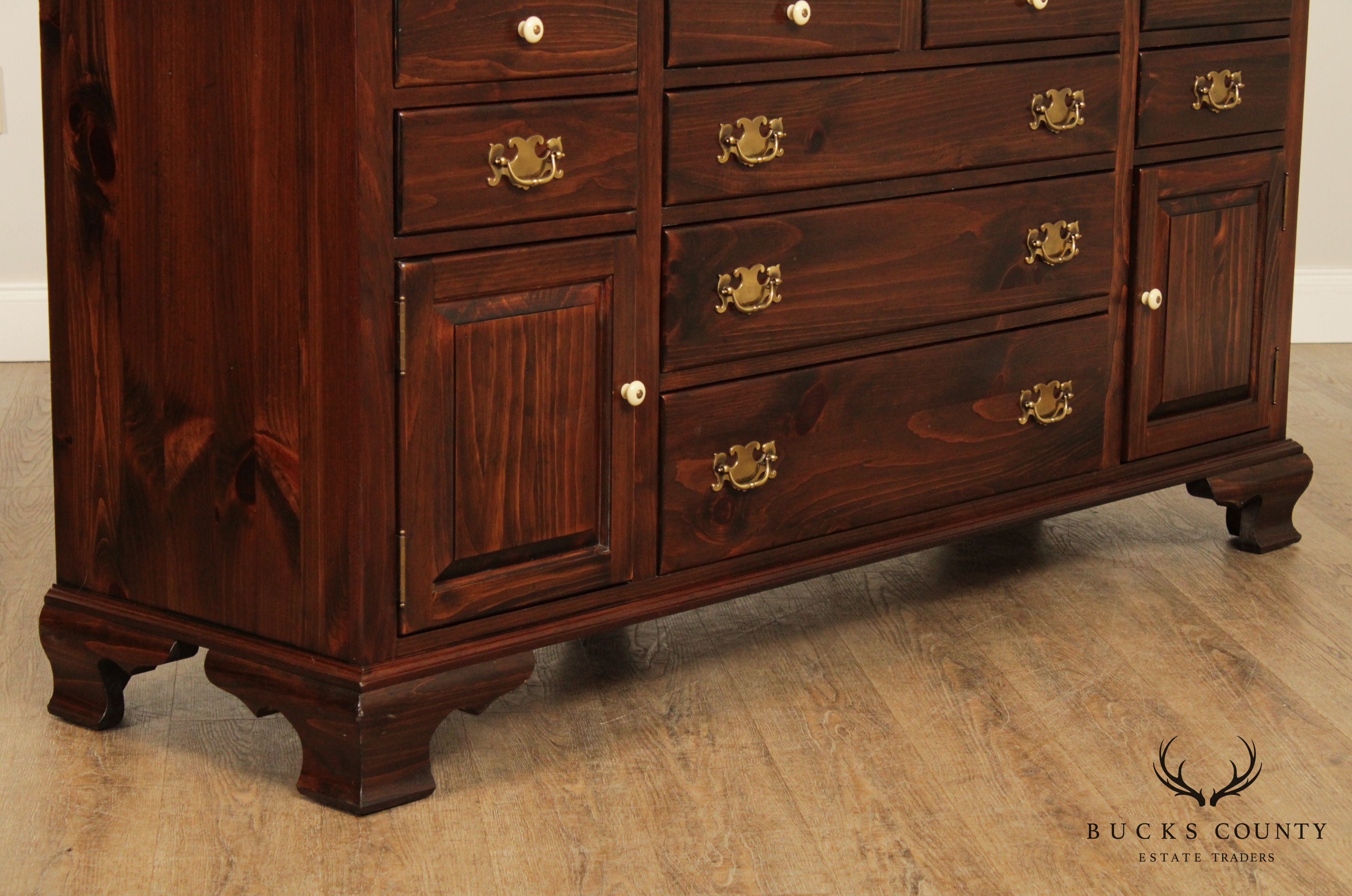 Ethan Allen Old Tavern Pine Collection Long Dresser