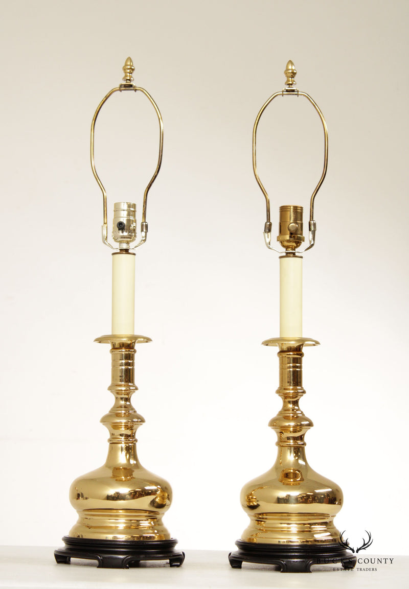 Brass Candle Holders – Collect Lamps / Old Time Lamp Shop
