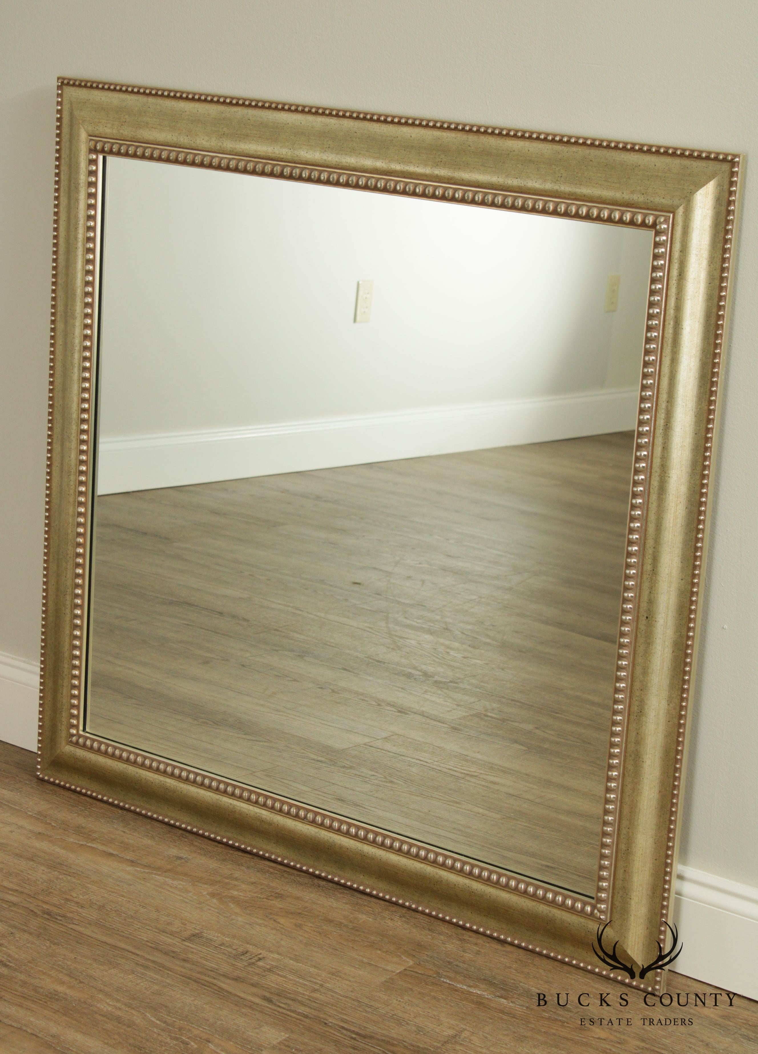 Silver Frame Rectangular Wall Mirror