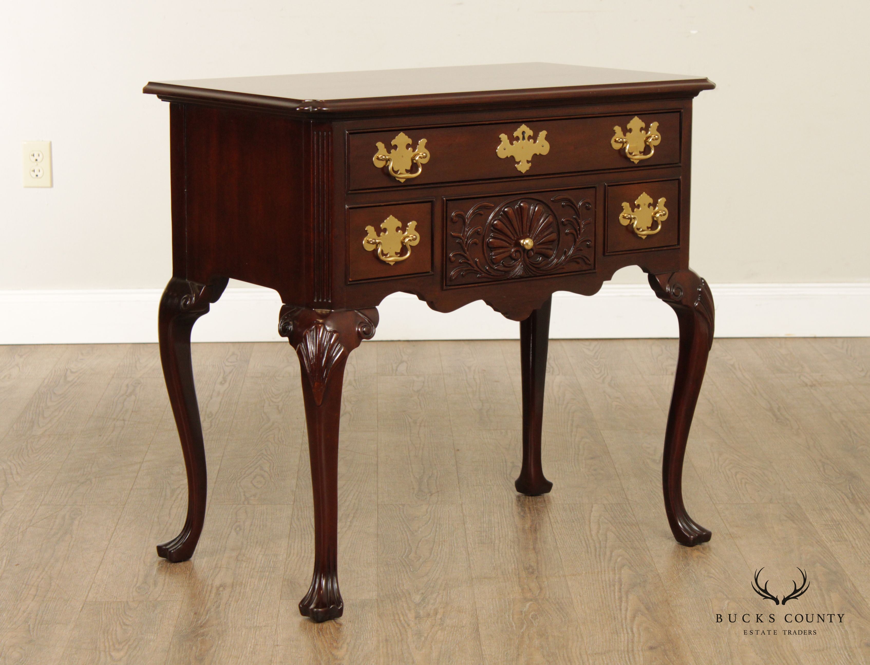 Councill Craftsmen Chippendale Style Mahogany Lowboy