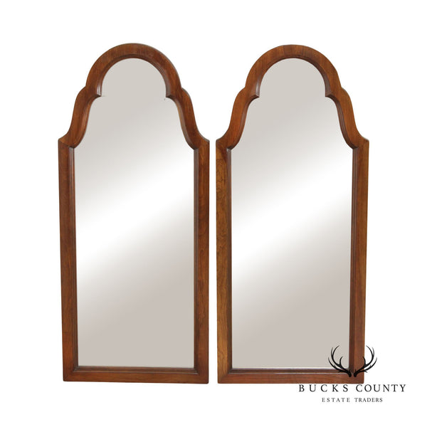 Pennsylvania House Queen Anne Style Pair Cherry Wall Mirrors