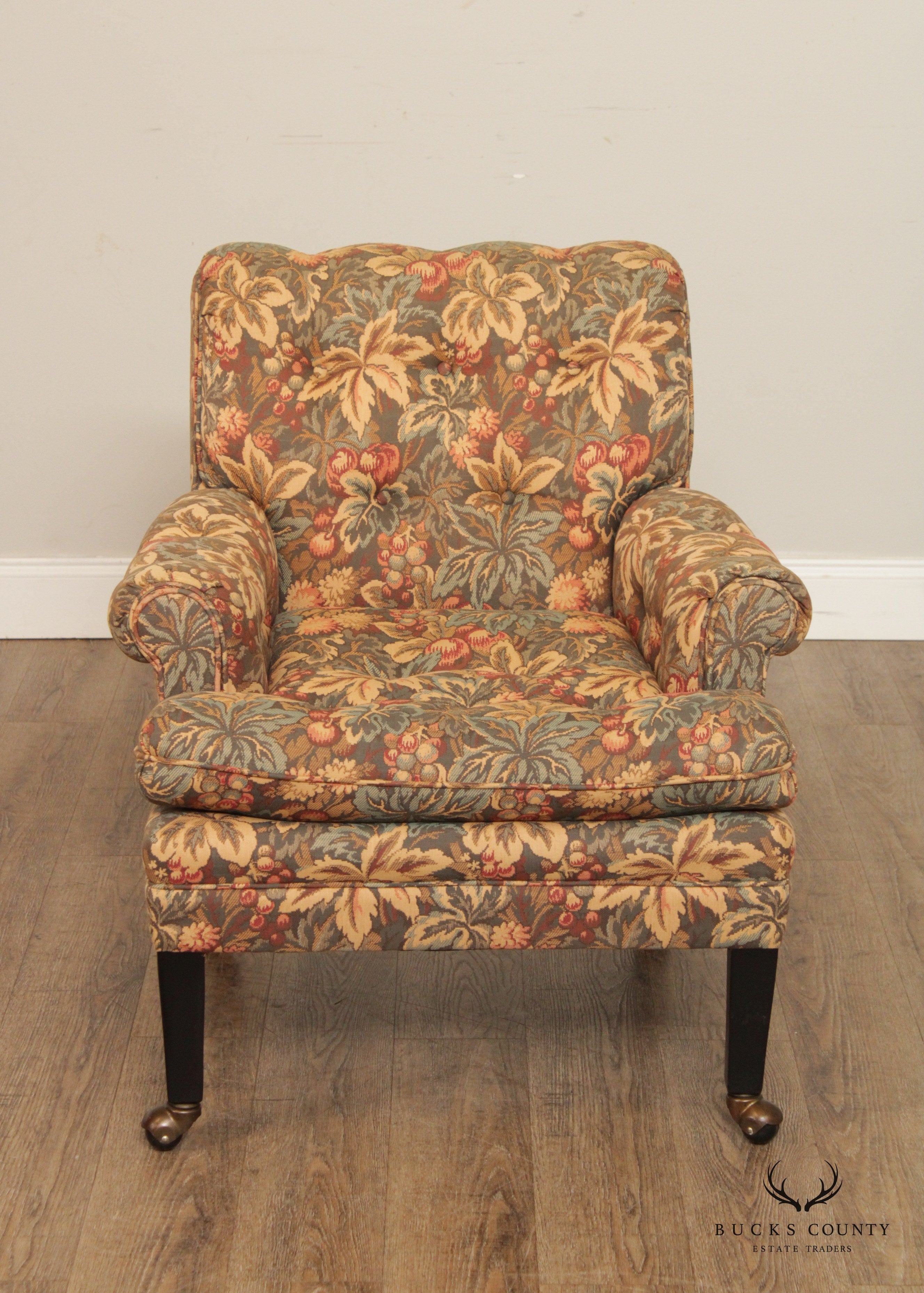 Cabot Wrenn Set Of Four Custom Upholstered Club Chairs