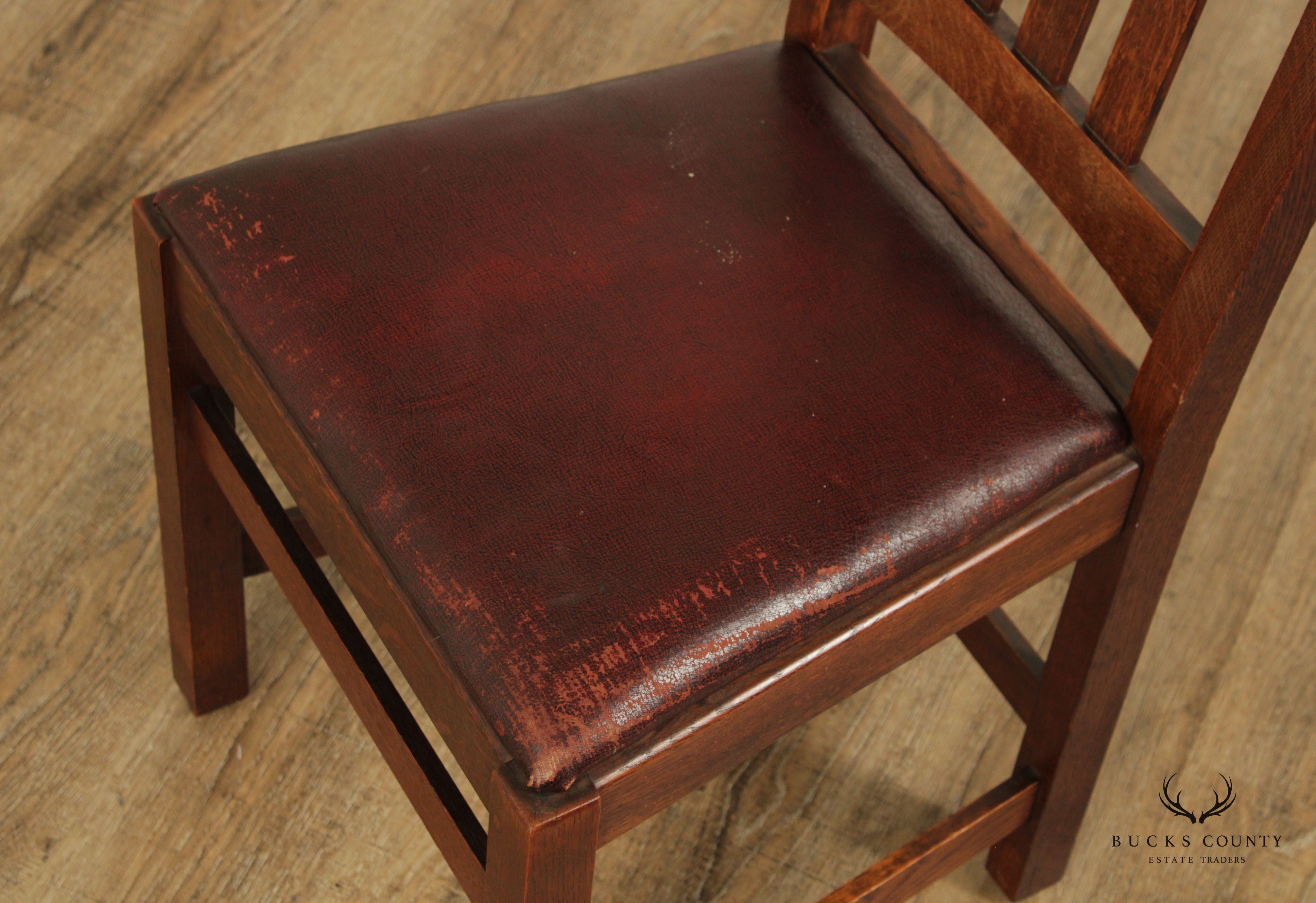 Limbert Antique Mission Oak Side Chair