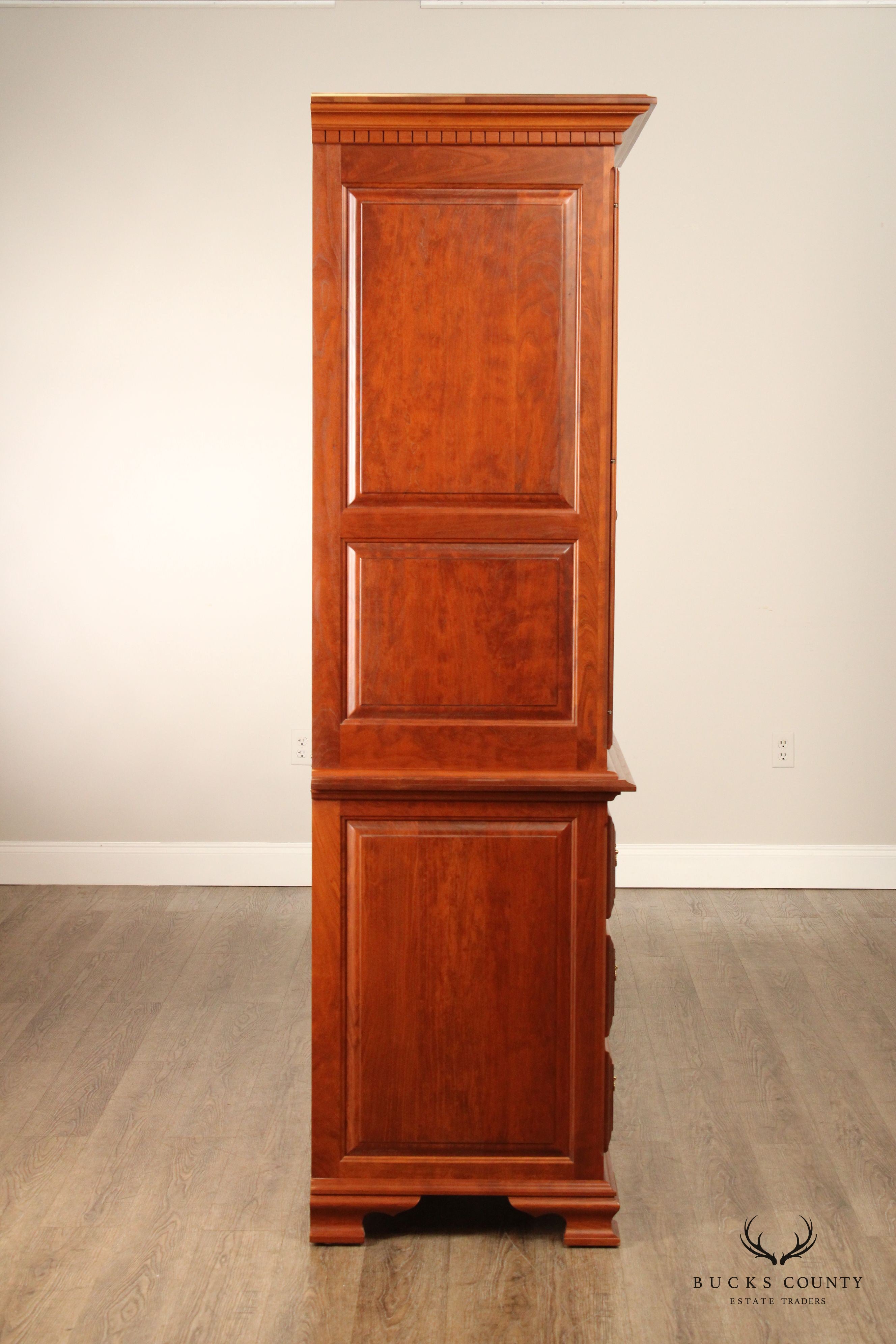 Millcraft 'Victoria's Tradition' Carved Cherry Armoire