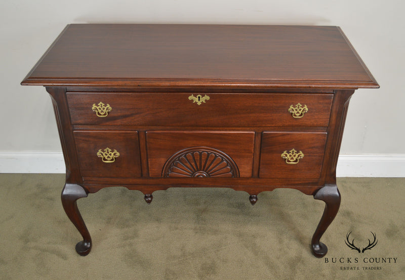 Vintage Mahogany Queen Anne Low Boy Style Blanket Chest