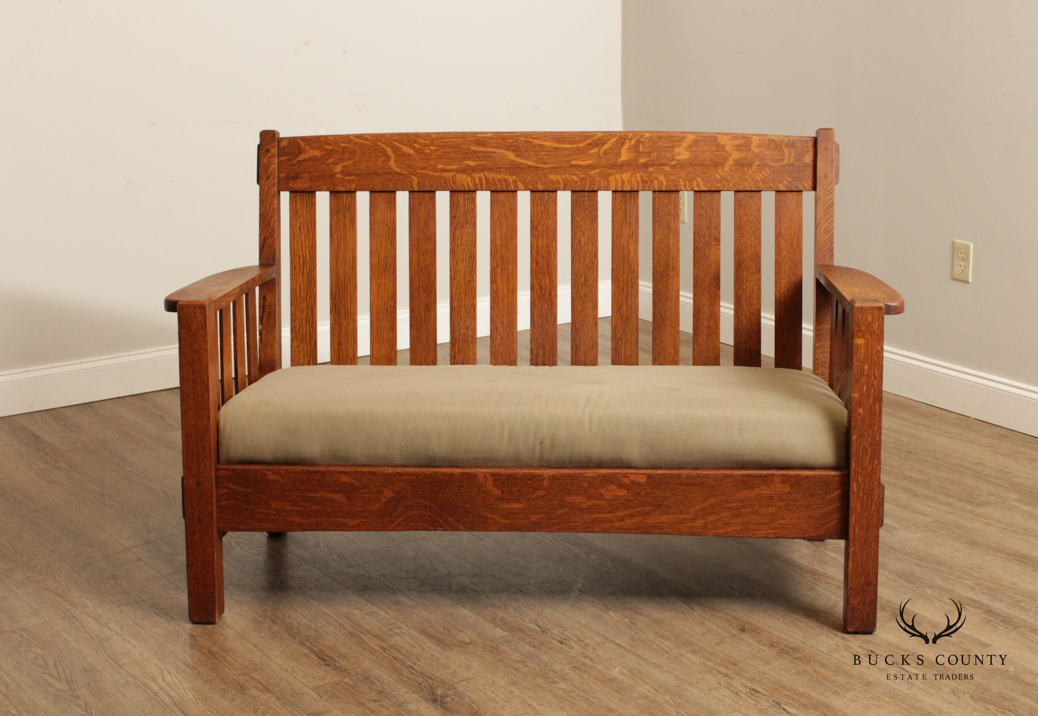 Harden Arts & Crafts Oak Settle