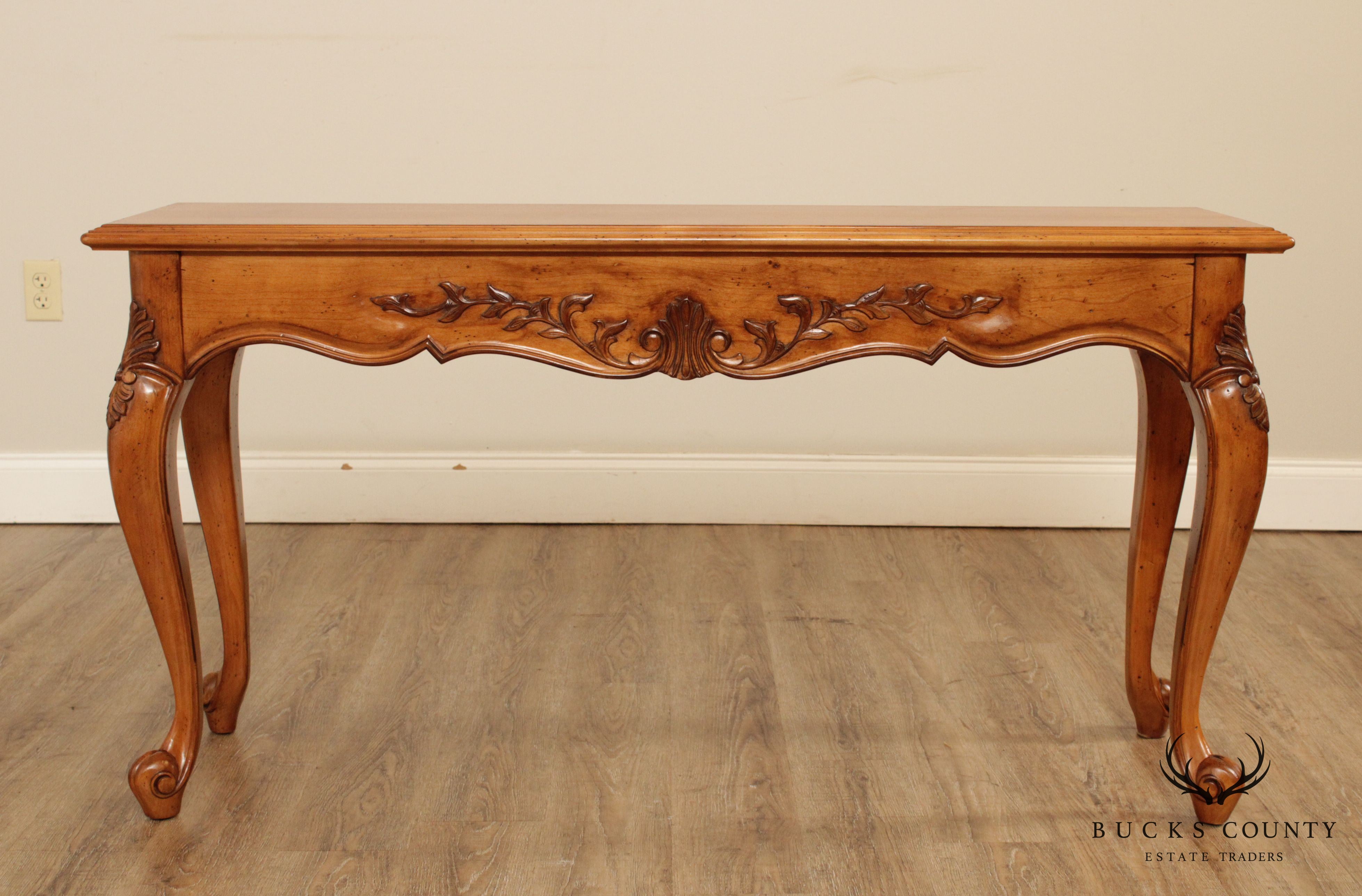 French Country Style 54 Inch Console Table