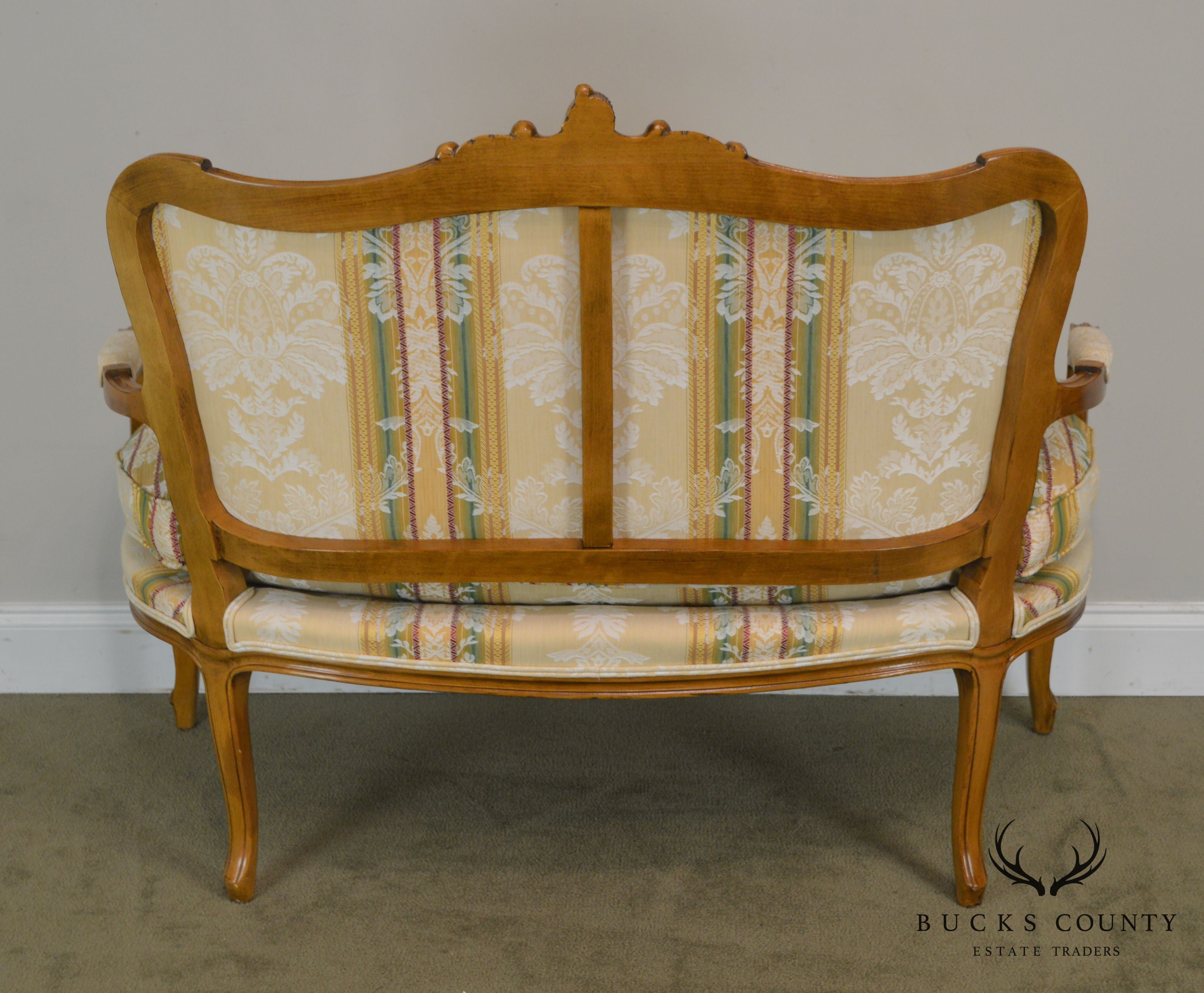 French Louis XV Style Settee by Century