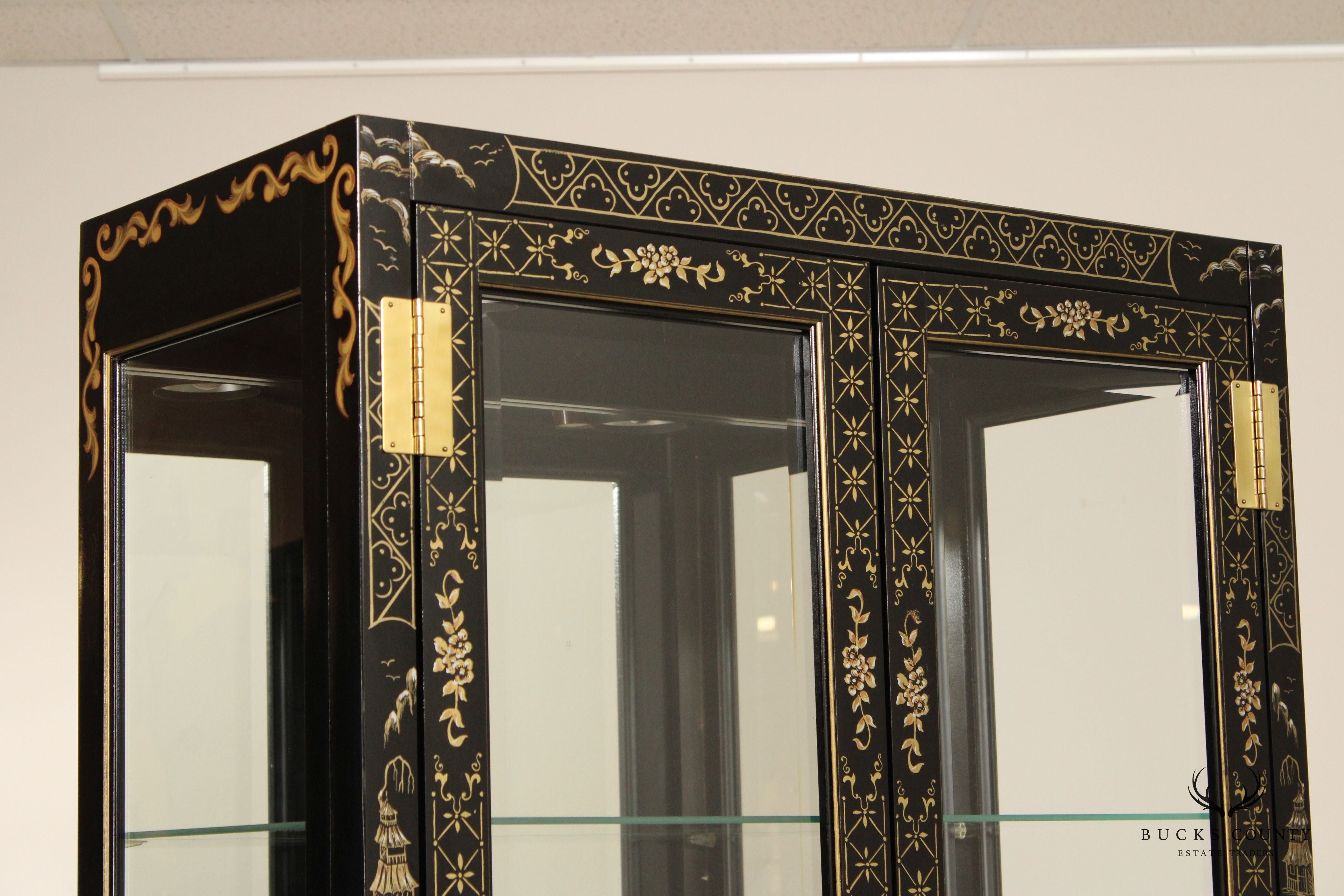 Pulaski Furniture Chinoiserie Style Curio Display Case