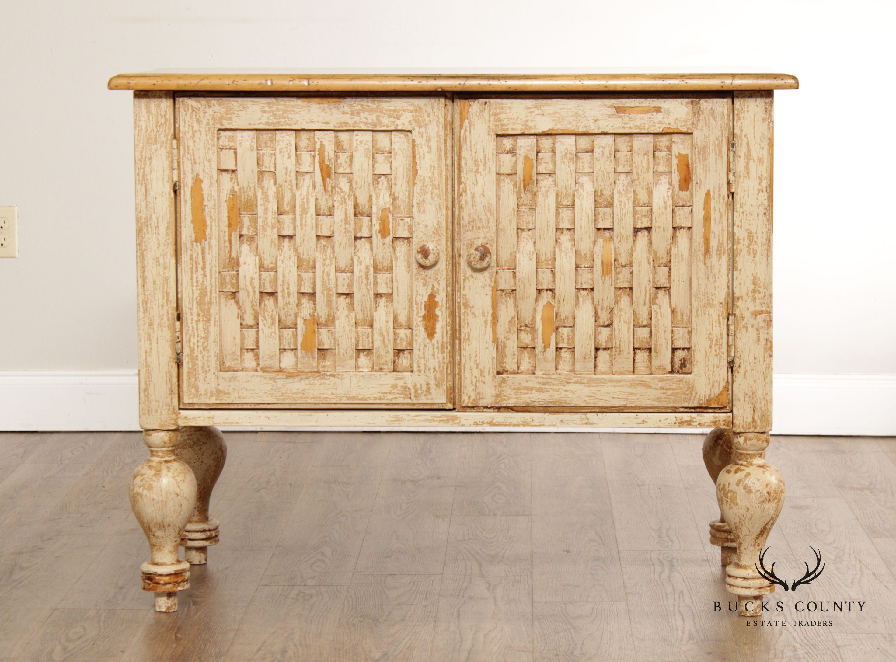 European Rustic Style Cabinet Chest of Drawers