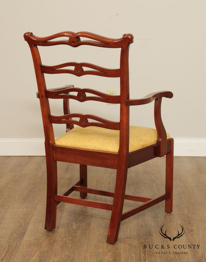 Suters Reproductions Chippendale Style Set of 10 Mahogany Dining Chairs