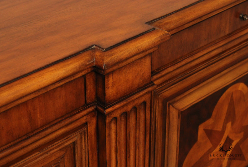 Ethan Allen 'Lombard' Marquetry Inlaid Sideboard