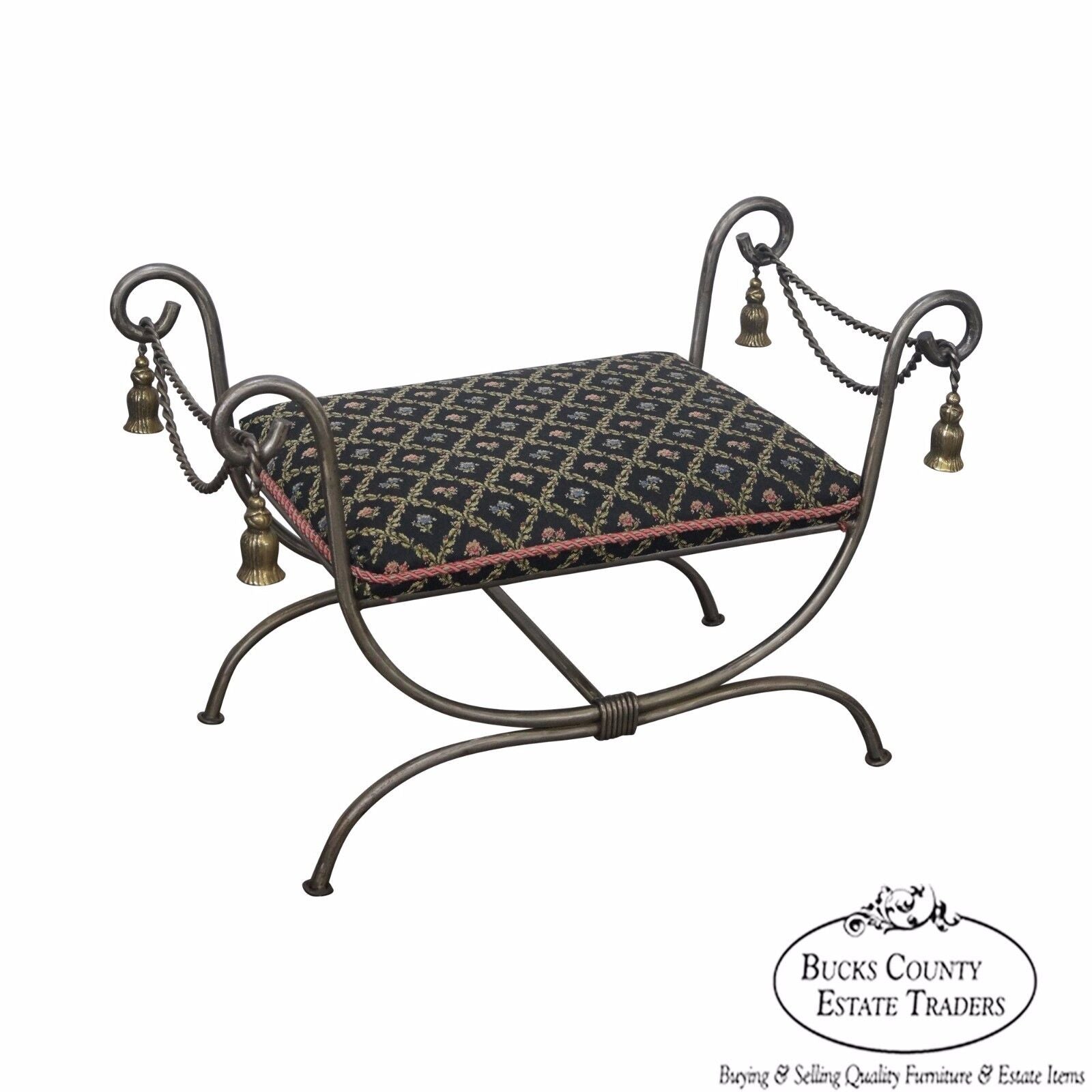 Quality X Base Curule Bench