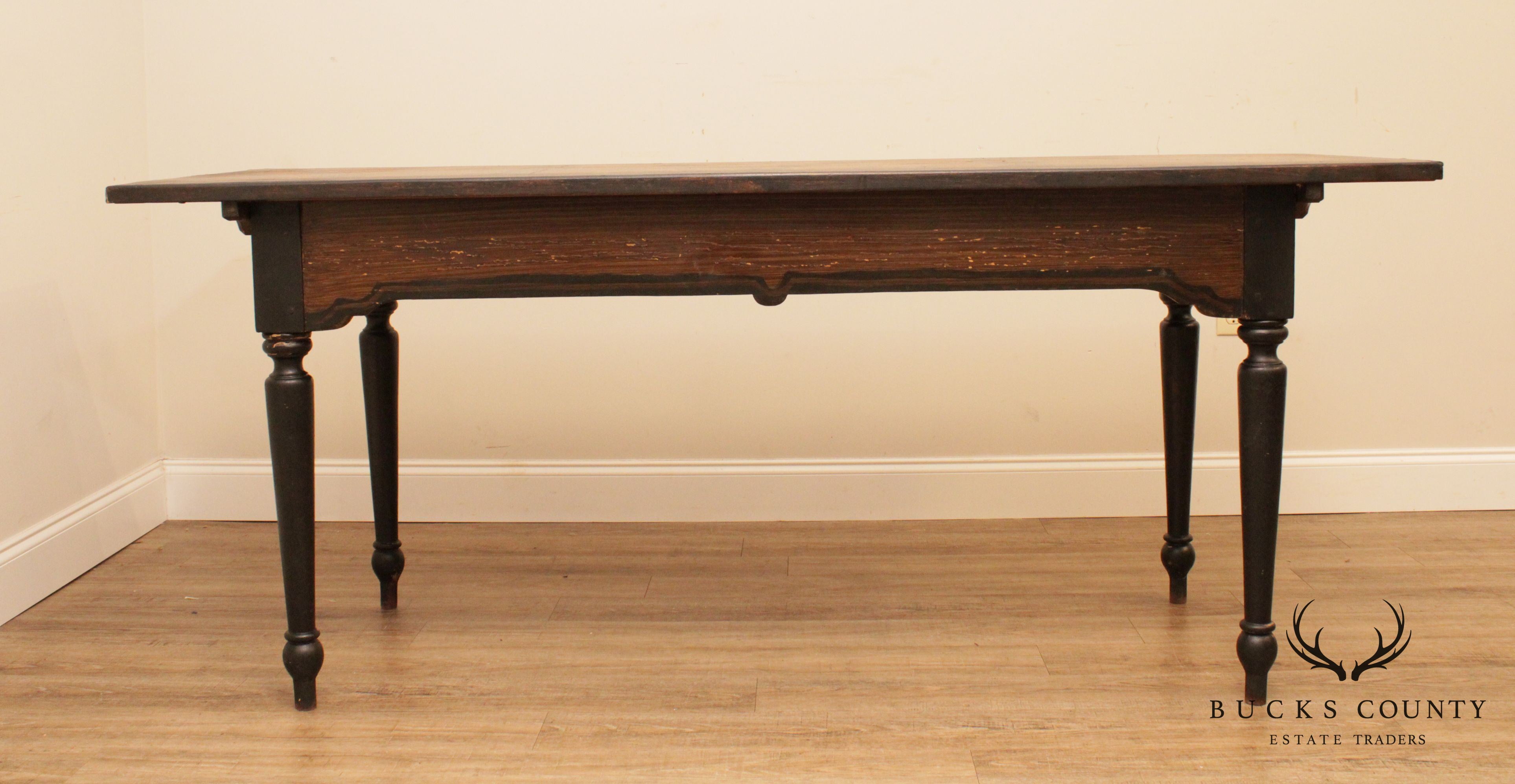 Antique 19th Century European Folk Art Farmhouse Table