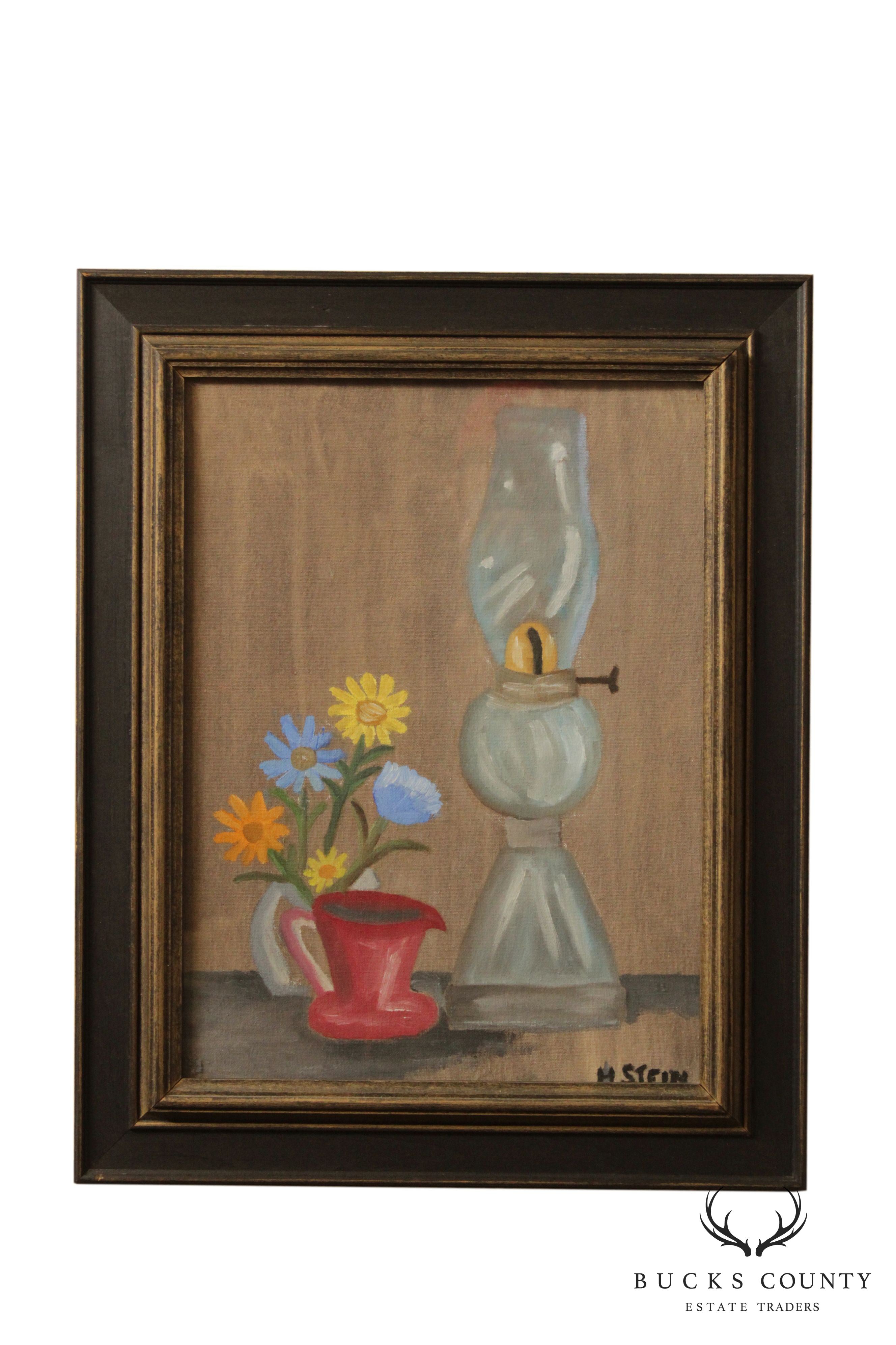 20th Century Still Life Oil Painting, Signed 'H. Stein'