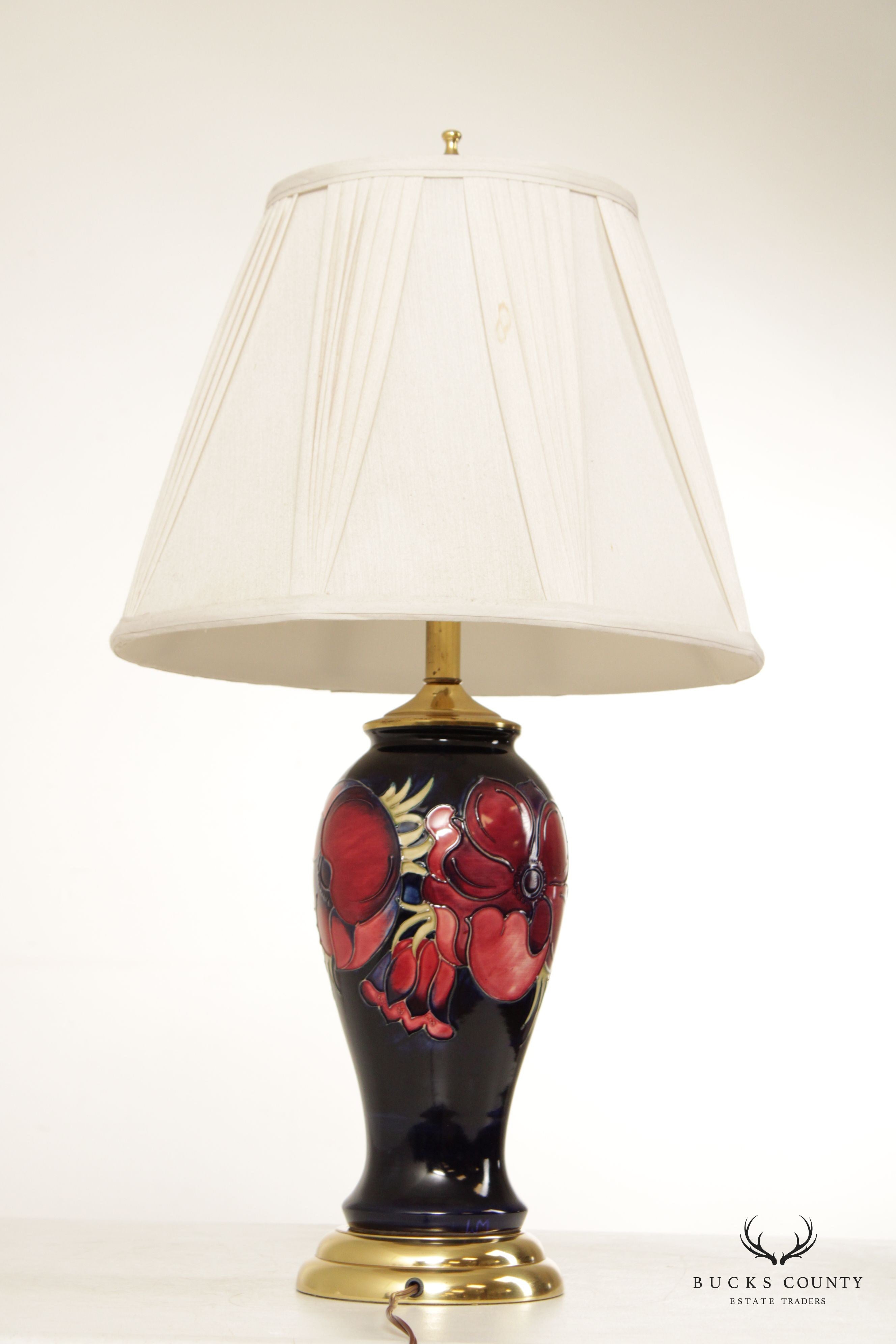 Shoal Creek Lighting Cloisonne Style Floral Porcelain Table Lamp