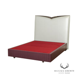 Christopher Guy Modern Art Deco Style Queen Size Bed