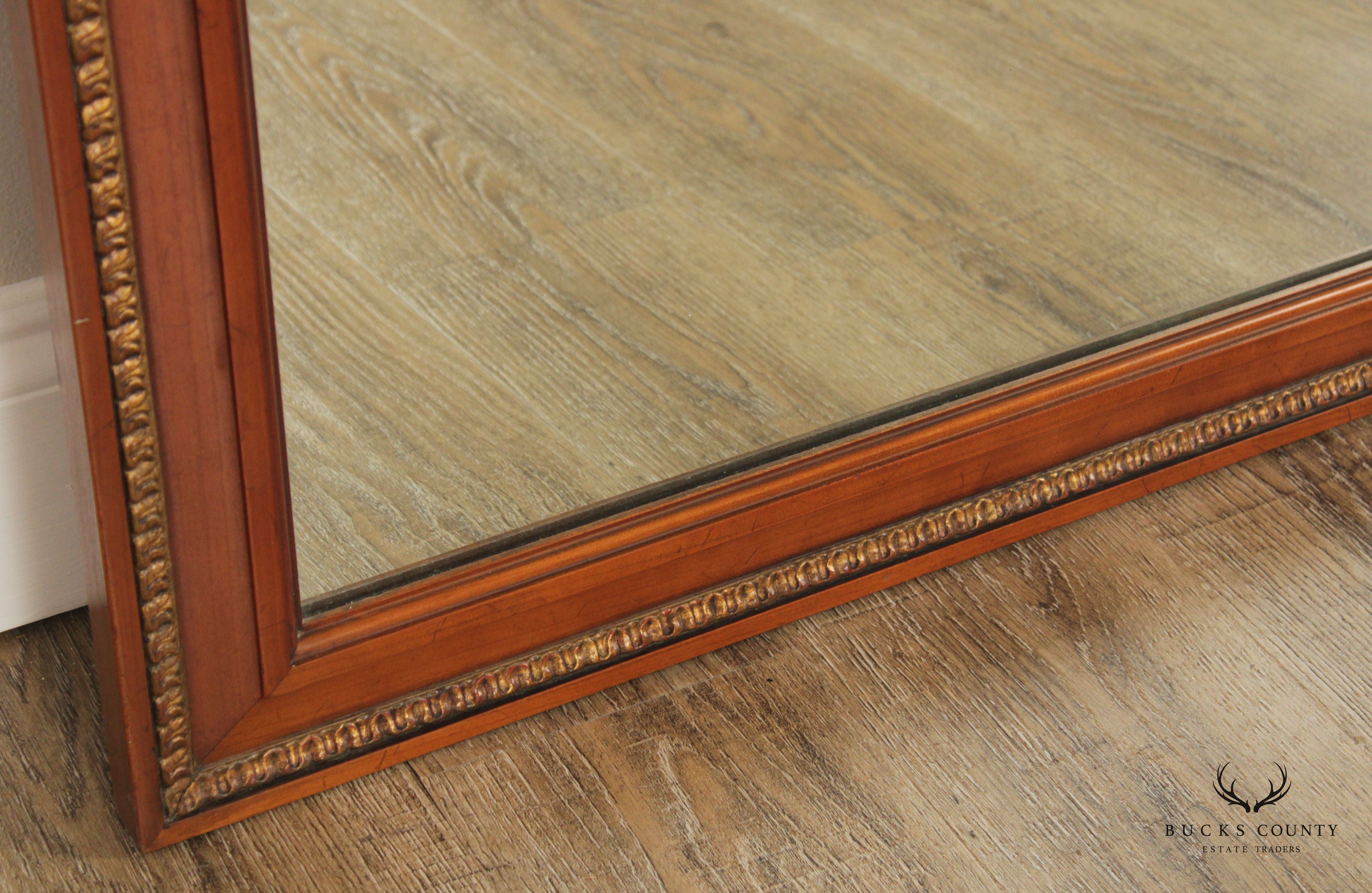 Kindel Belvedere Parcel Gilt Cherry Rectangular Wall Mirror