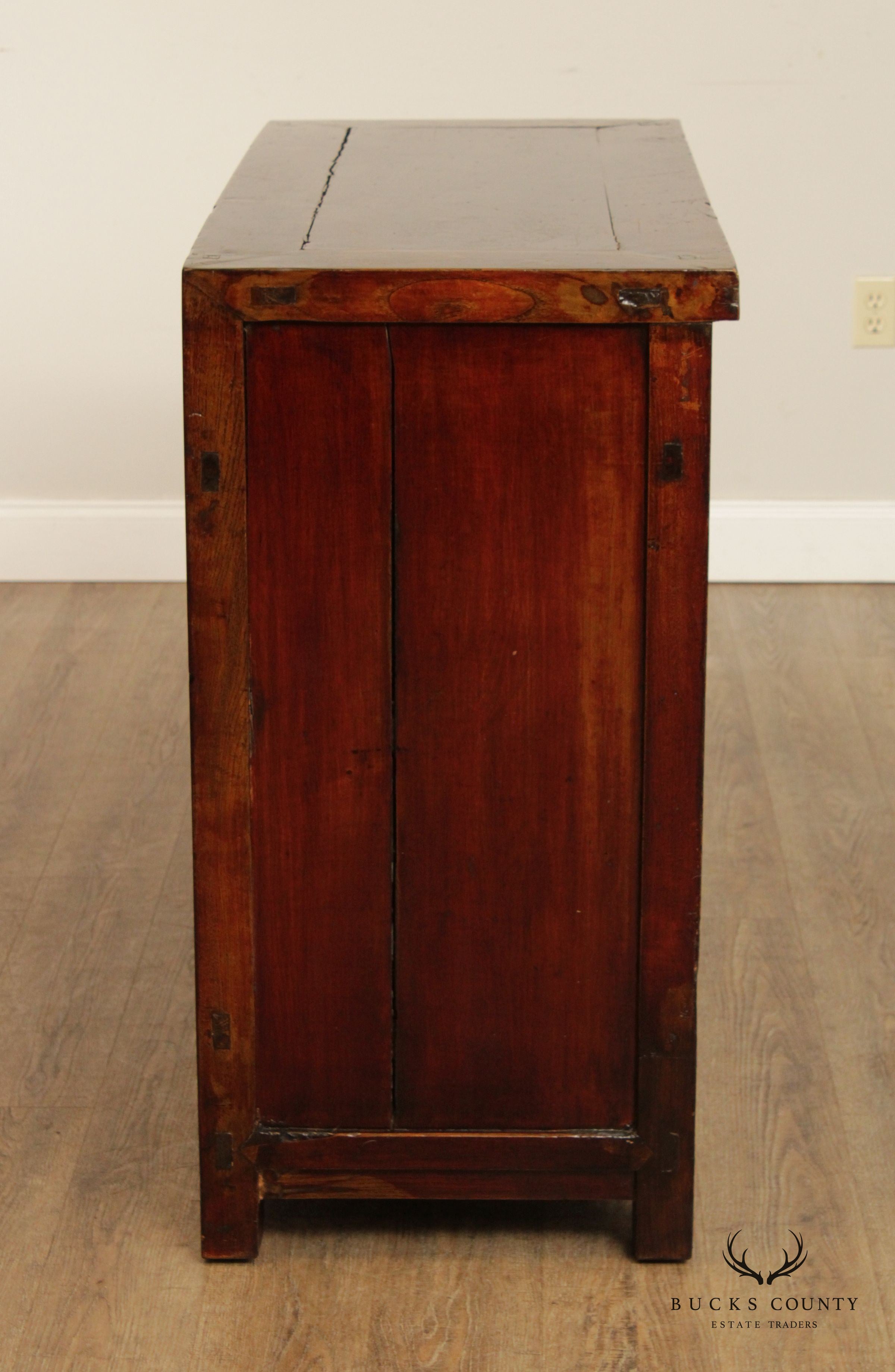 Chinese 19th Century Antique Hardwood Server Cabinet