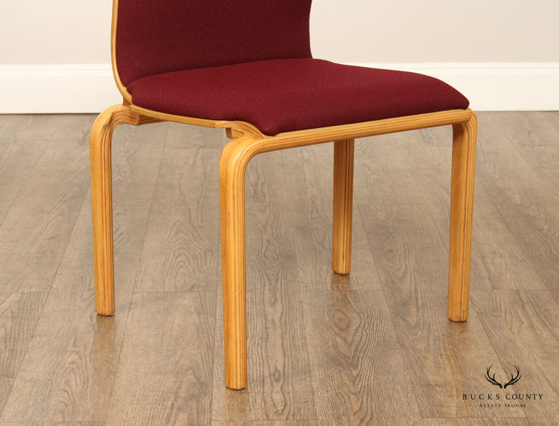 Sauder Designare International Mid Century Modern Set of Four Bentwood Chairs