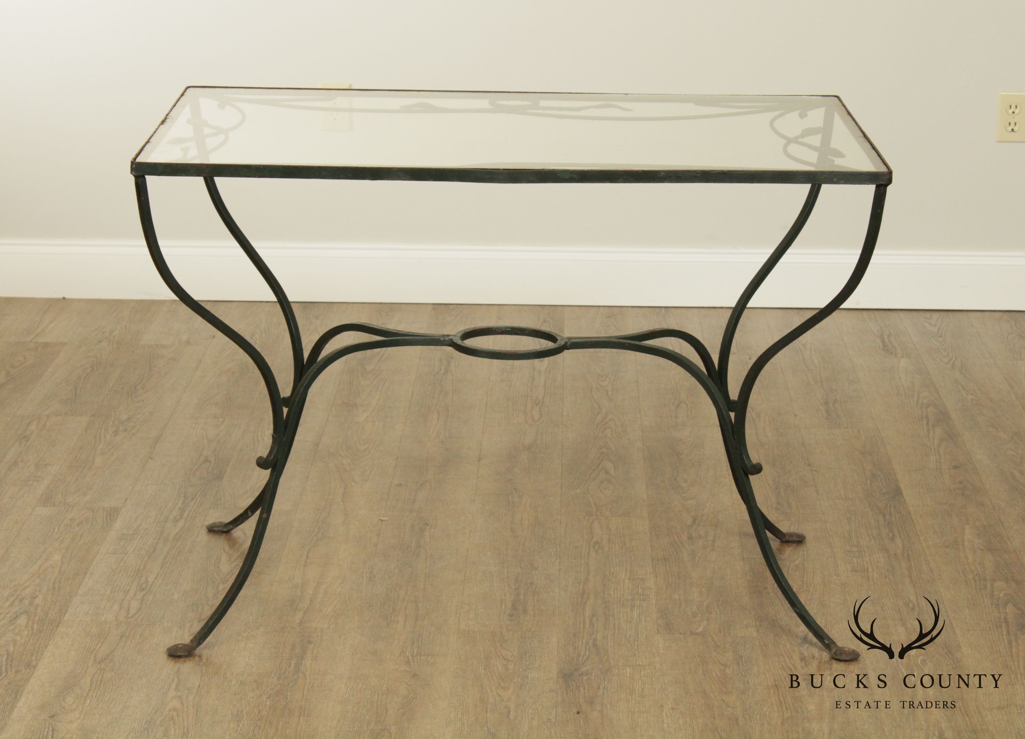 Salterini Wrought Iron Vintage Patio, Garden Dining Table